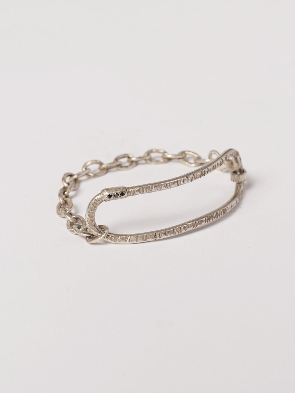 Textured Silver Bracelet - by CEDAR
