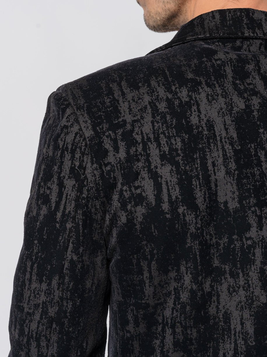 Textured Velvet Blazer - by NOSTRA SANTISSIMA