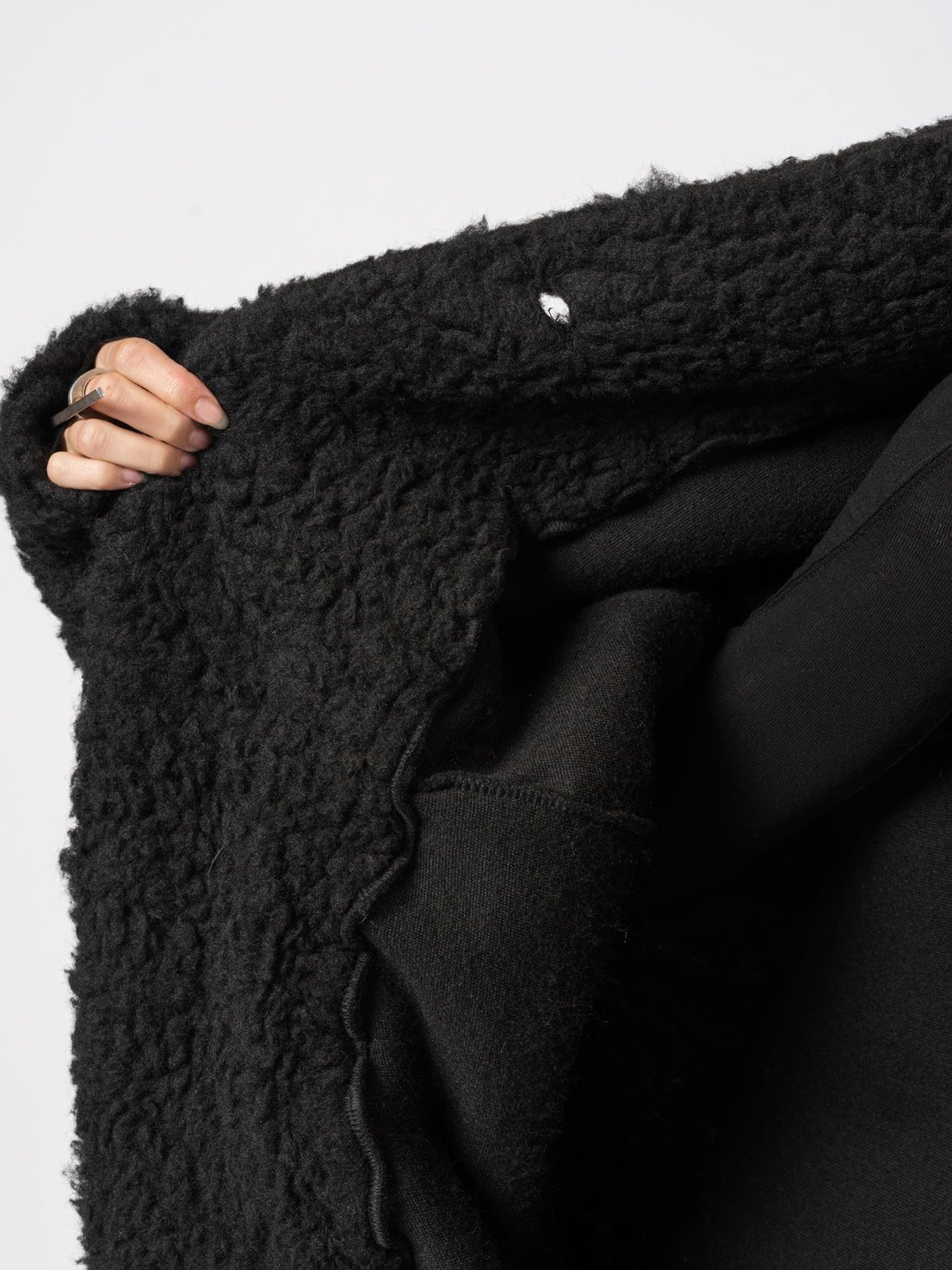 Textured Wool - Blend Coat - by NOSTRA SANTISSIMA