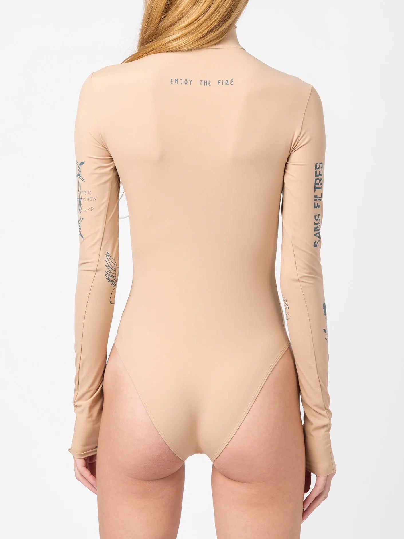 TTSWTRS Zipped bodysuit - by TTSWTRS