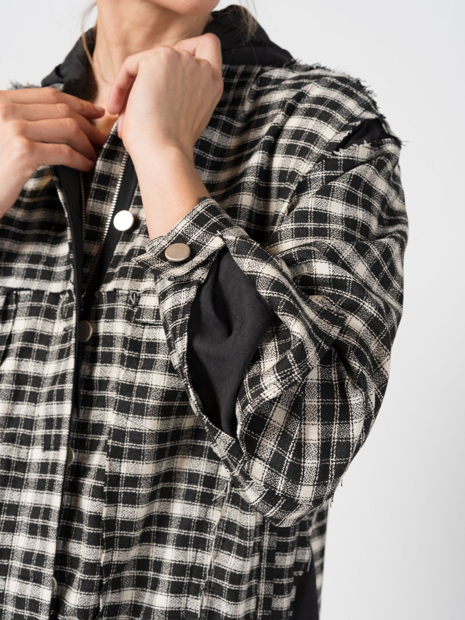 Two - Layer Cotton Jacket with Hood - by 139DEC