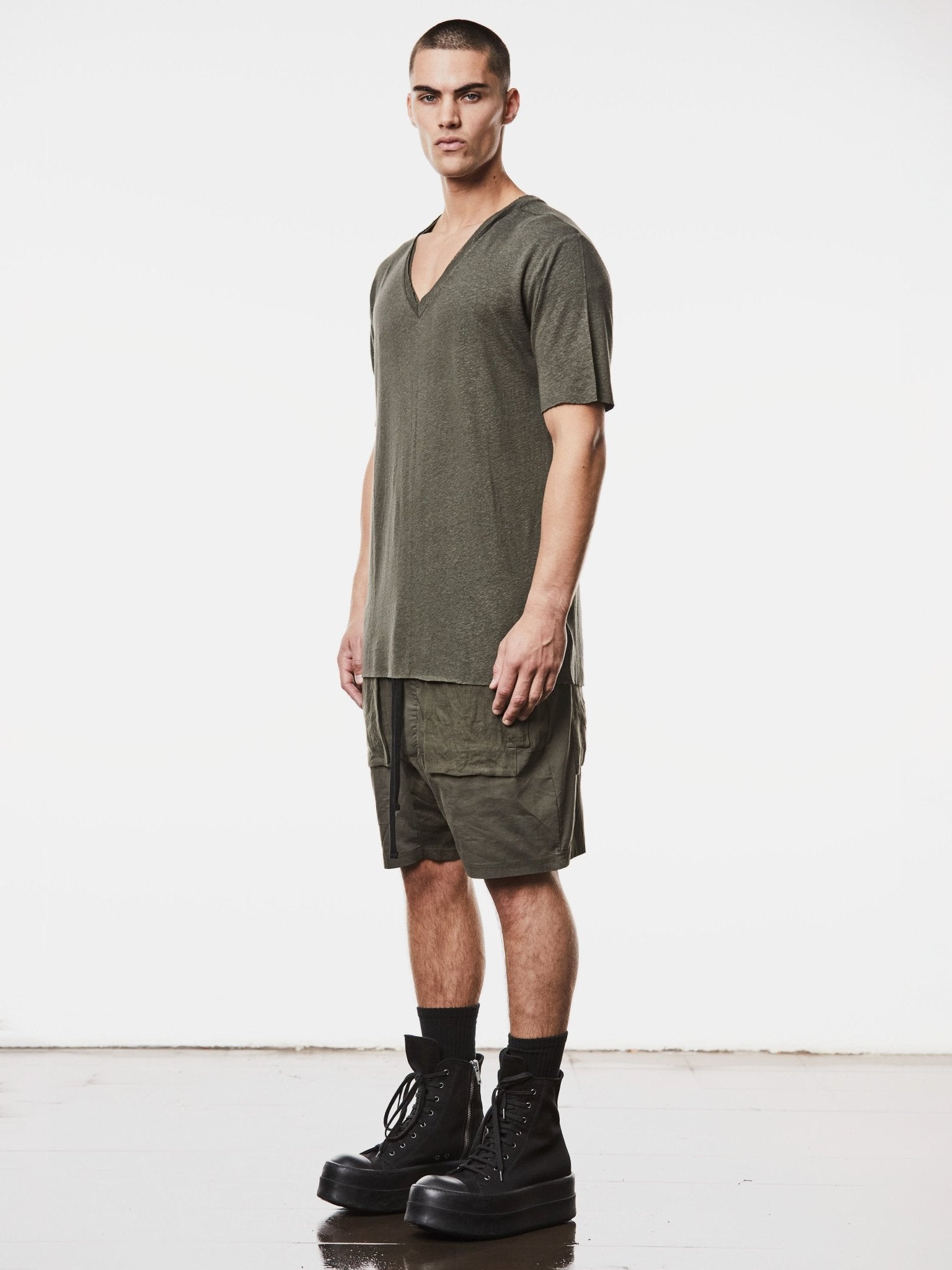 V - Neck Slim Fit Shirt - by THOM KROM