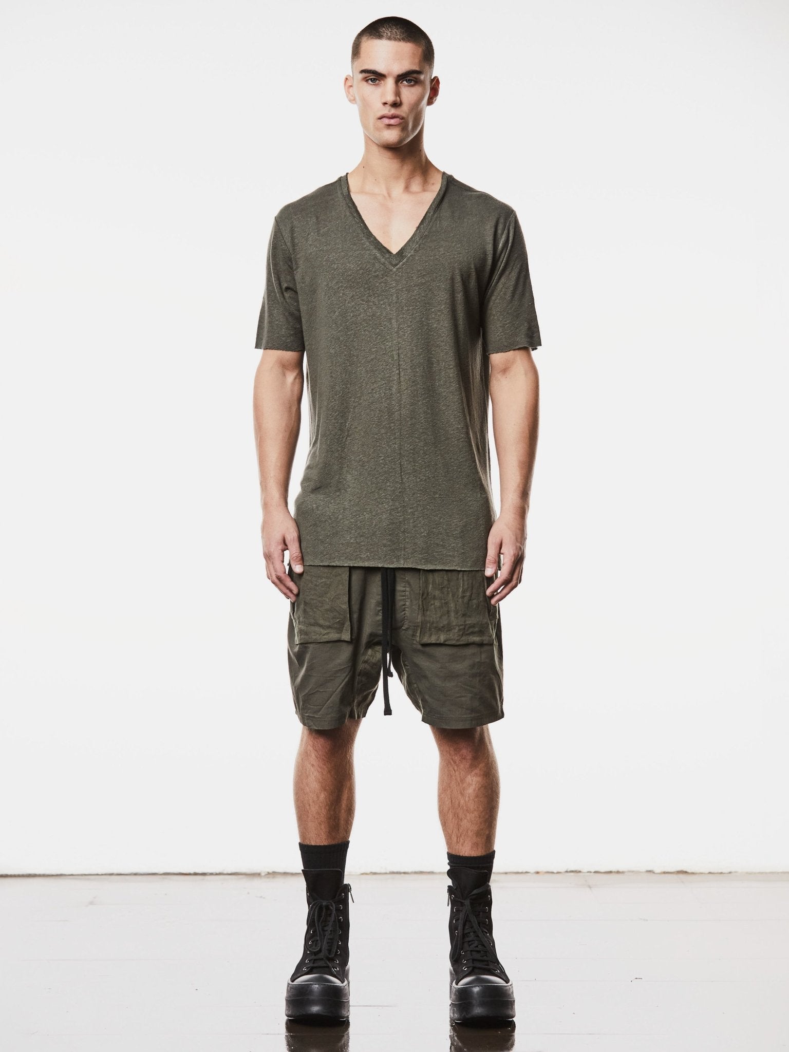 V - Neck Slim Fit Shirt - by THOM KROM