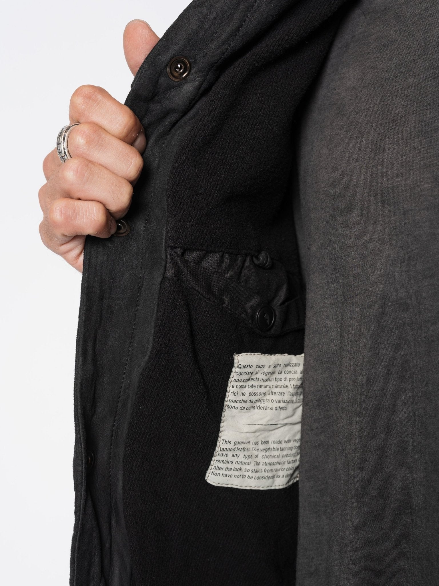 Vegetable - Tanned Leather Jacket - by GIORGIO BRATO