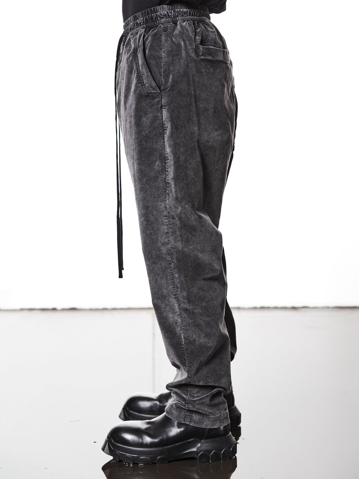 Velvet Cotton - Blend Trousers - by THOM KROM