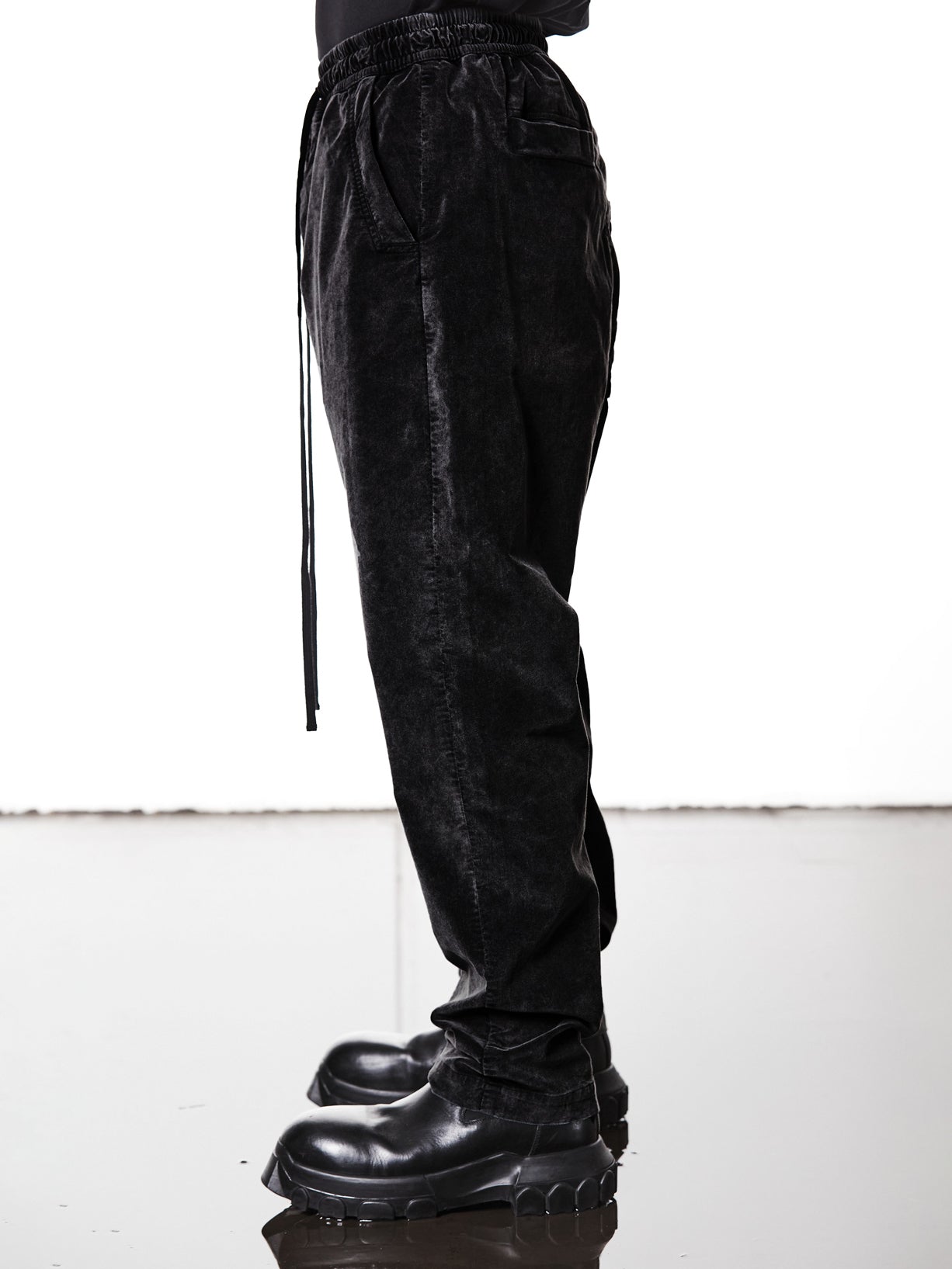 Velvet Cotton - Blend Trousers - by THOM KROM
