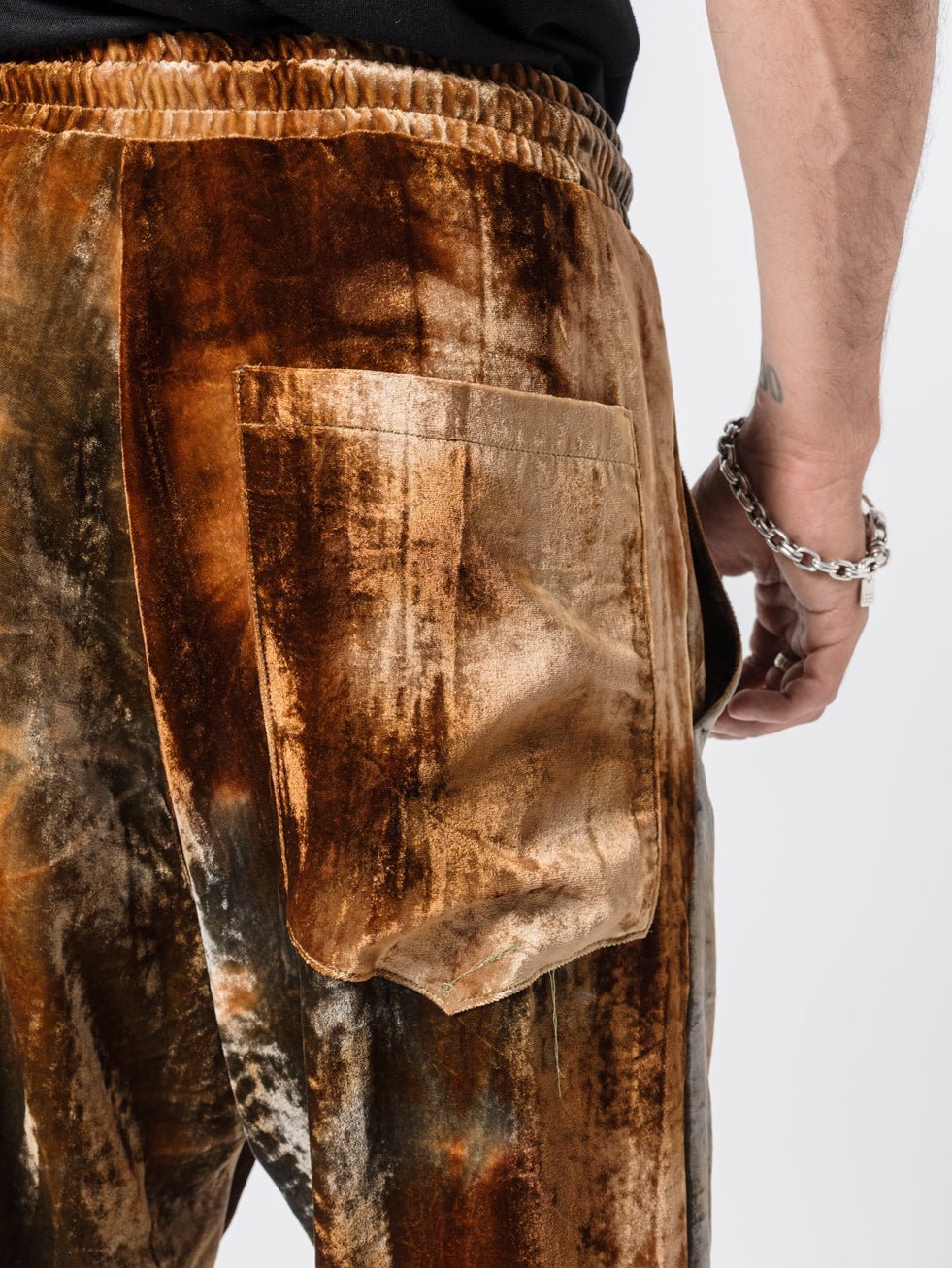 Velvet Drawstring Trousers - by NOSTRA SANTISSIMA