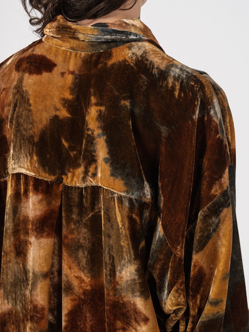 Velvet Long Shirt - by NOSTRA SANTISSIMA