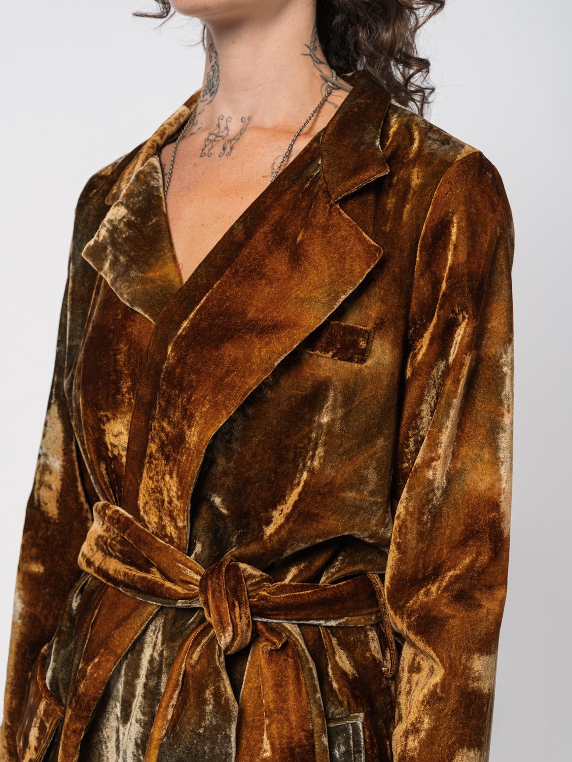 Velvet Wrap Jacket - by NOSTRA SANTISSIMA