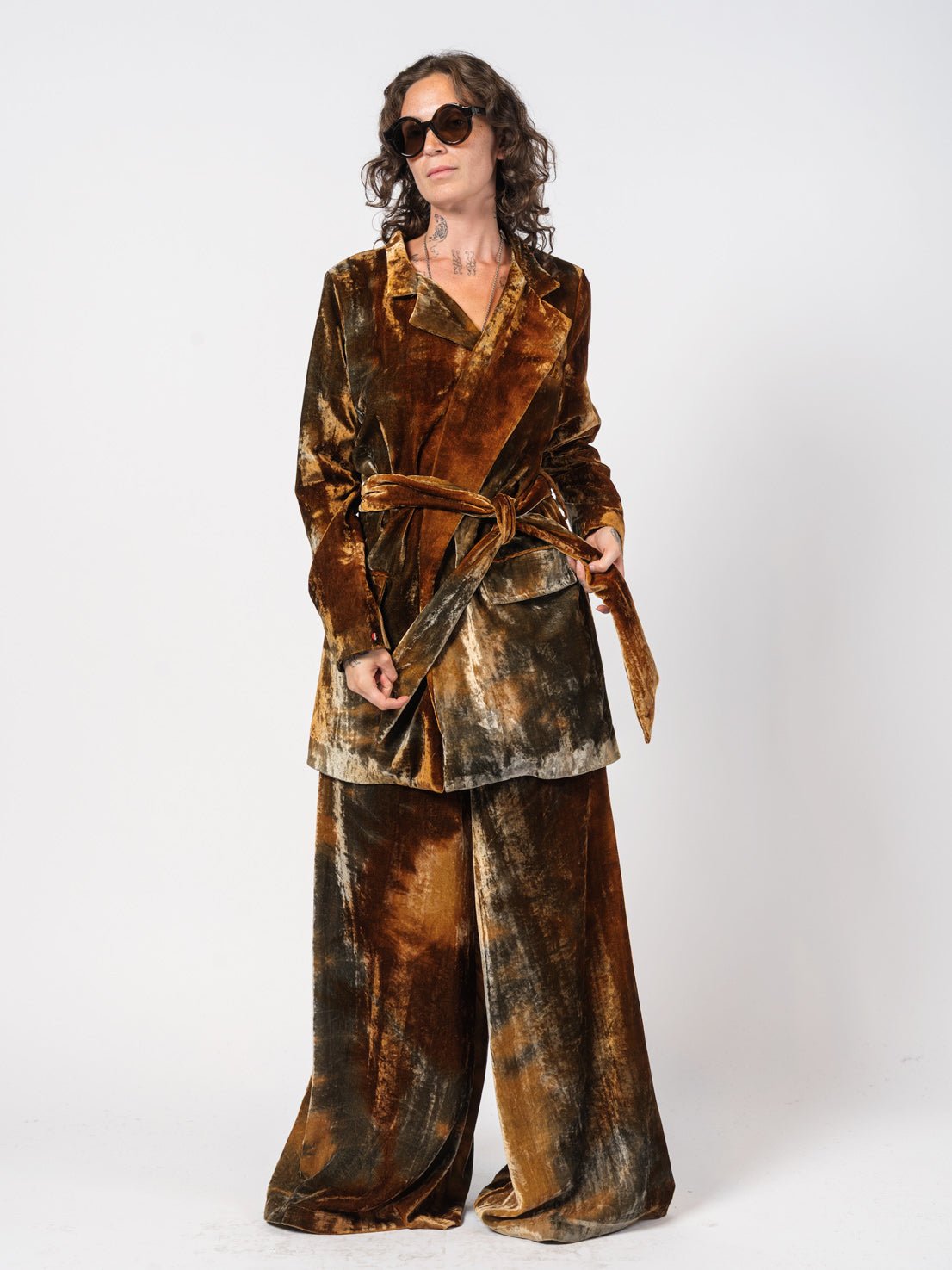 Velvet Wrap Jacket - by NOSTRA SANTISSIMA