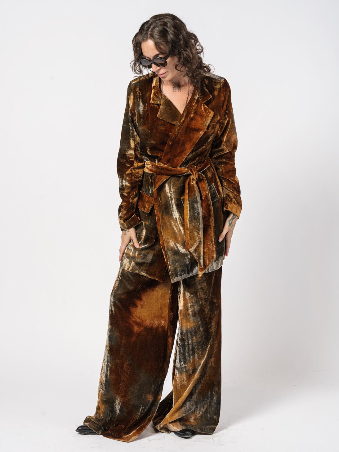 Velvet Wrap Jacket - by NOSTRA SANTISSIMA