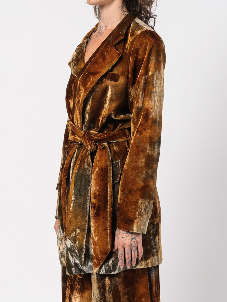 Velvet Wrap Jacket - by NOSTRA SANTISSIMA