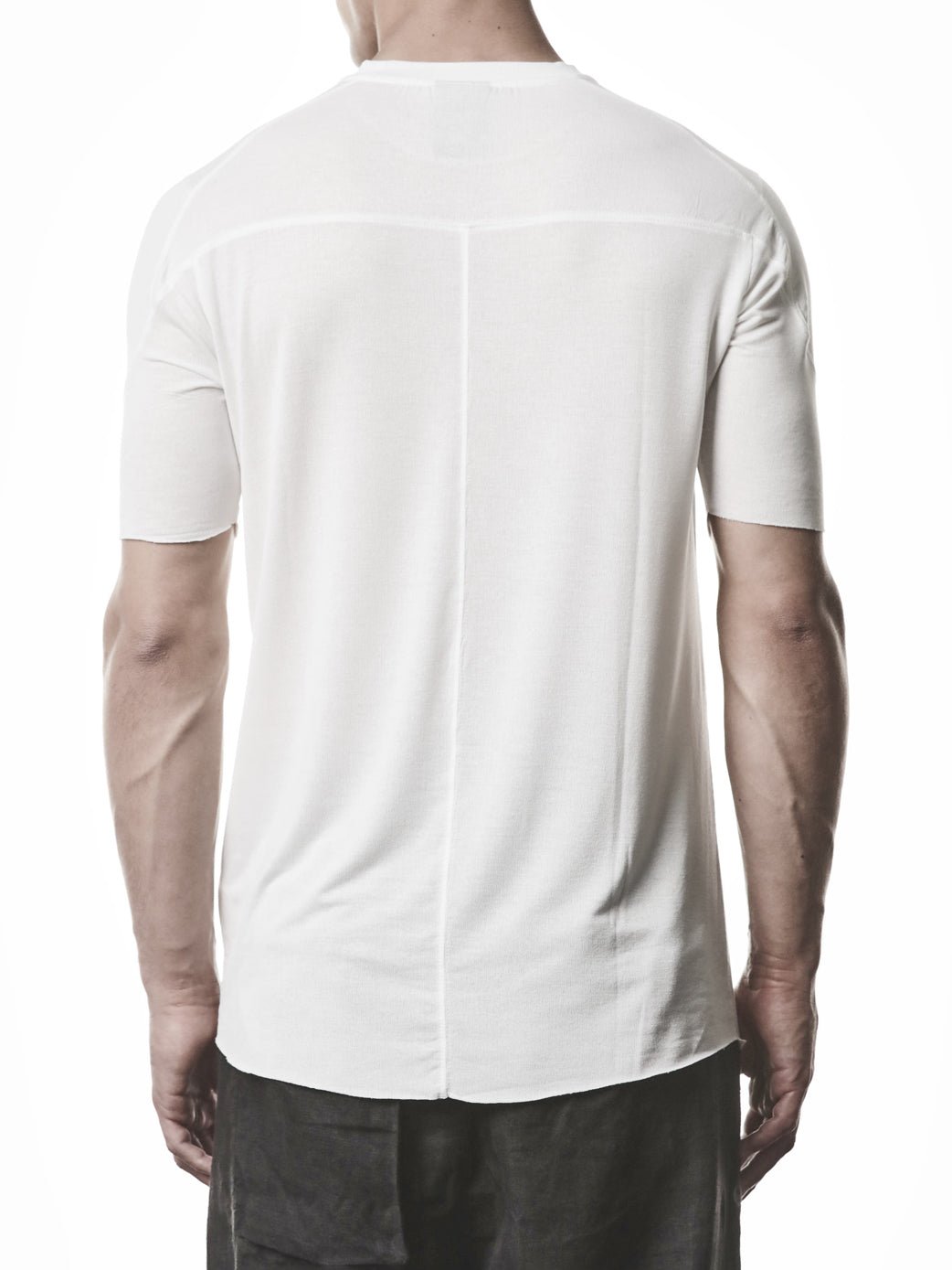 Viscose Raw Edge T-Shirt - by THOM KROM