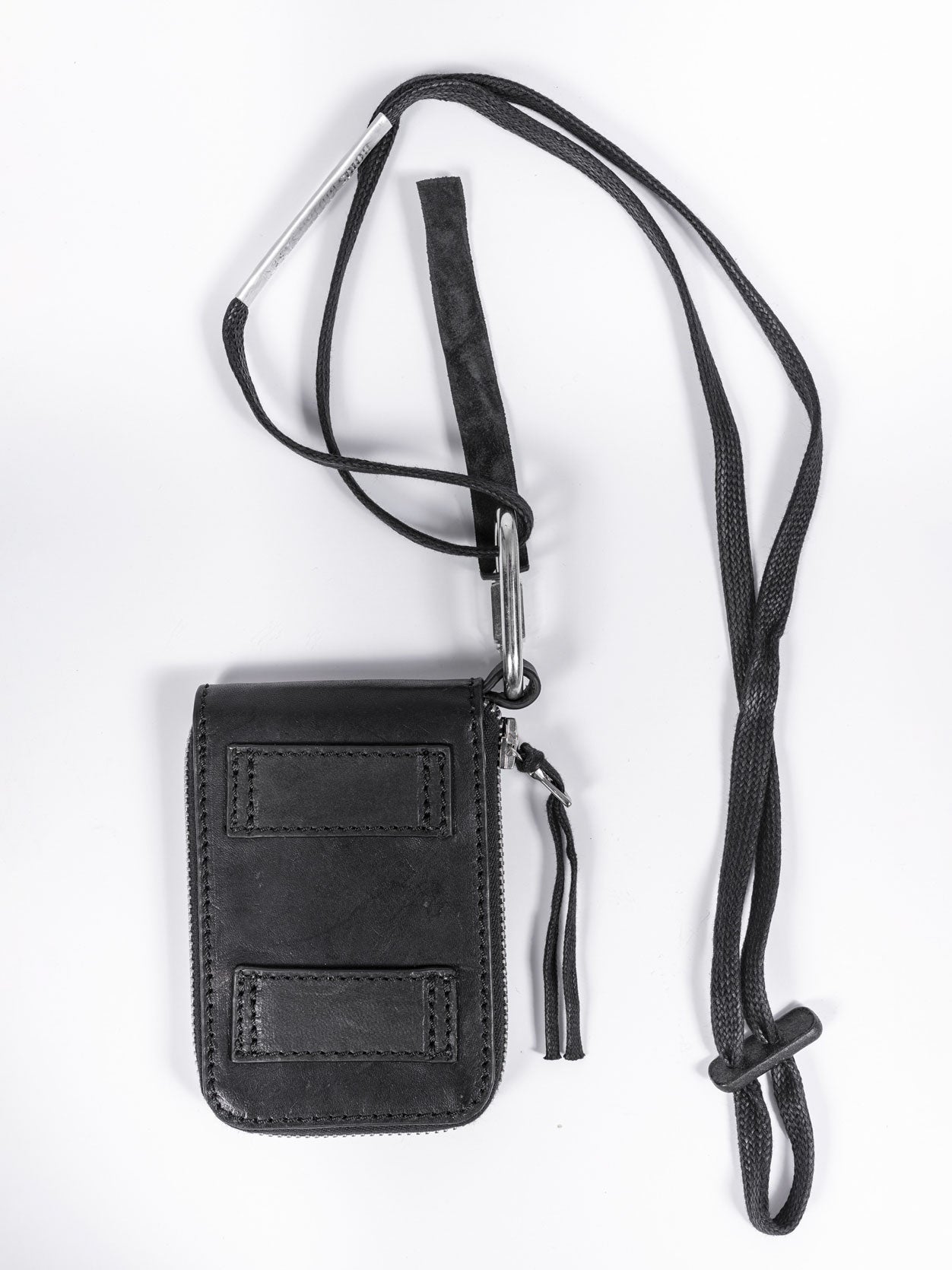 Leather Wallet with Keychain