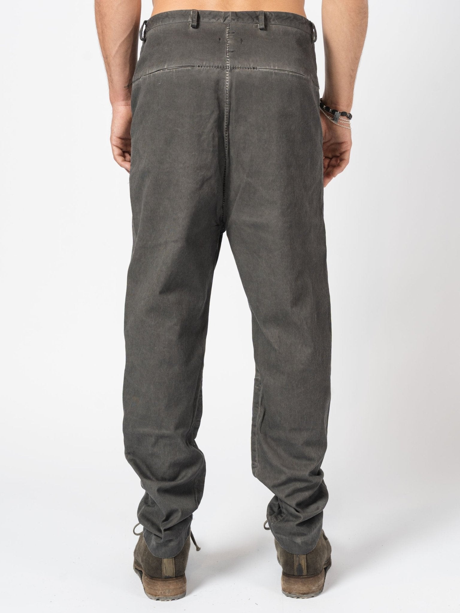 Washed Cotton Tapered Pants - by MD75