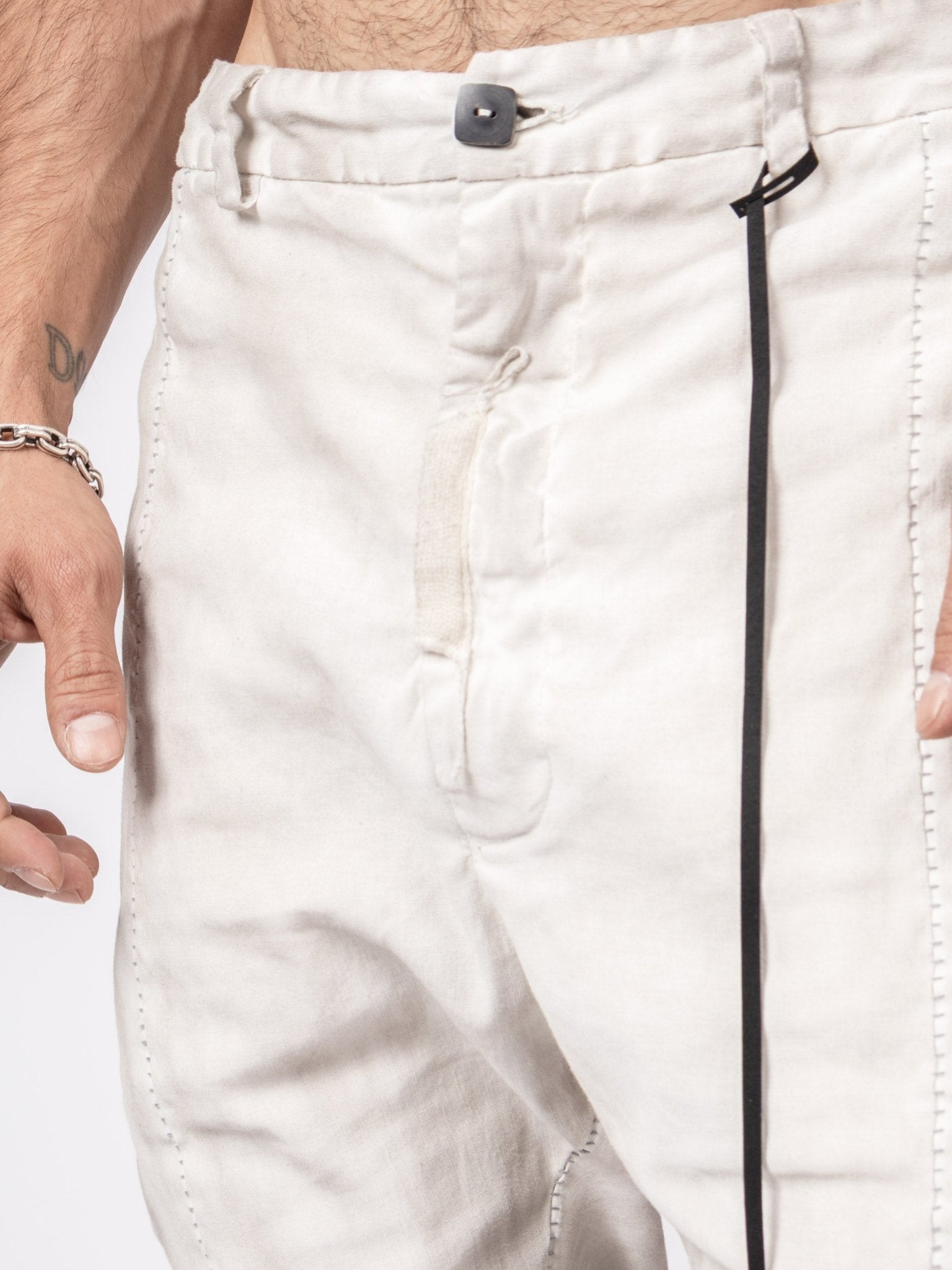 Washed Cotton Trousers - by MD75