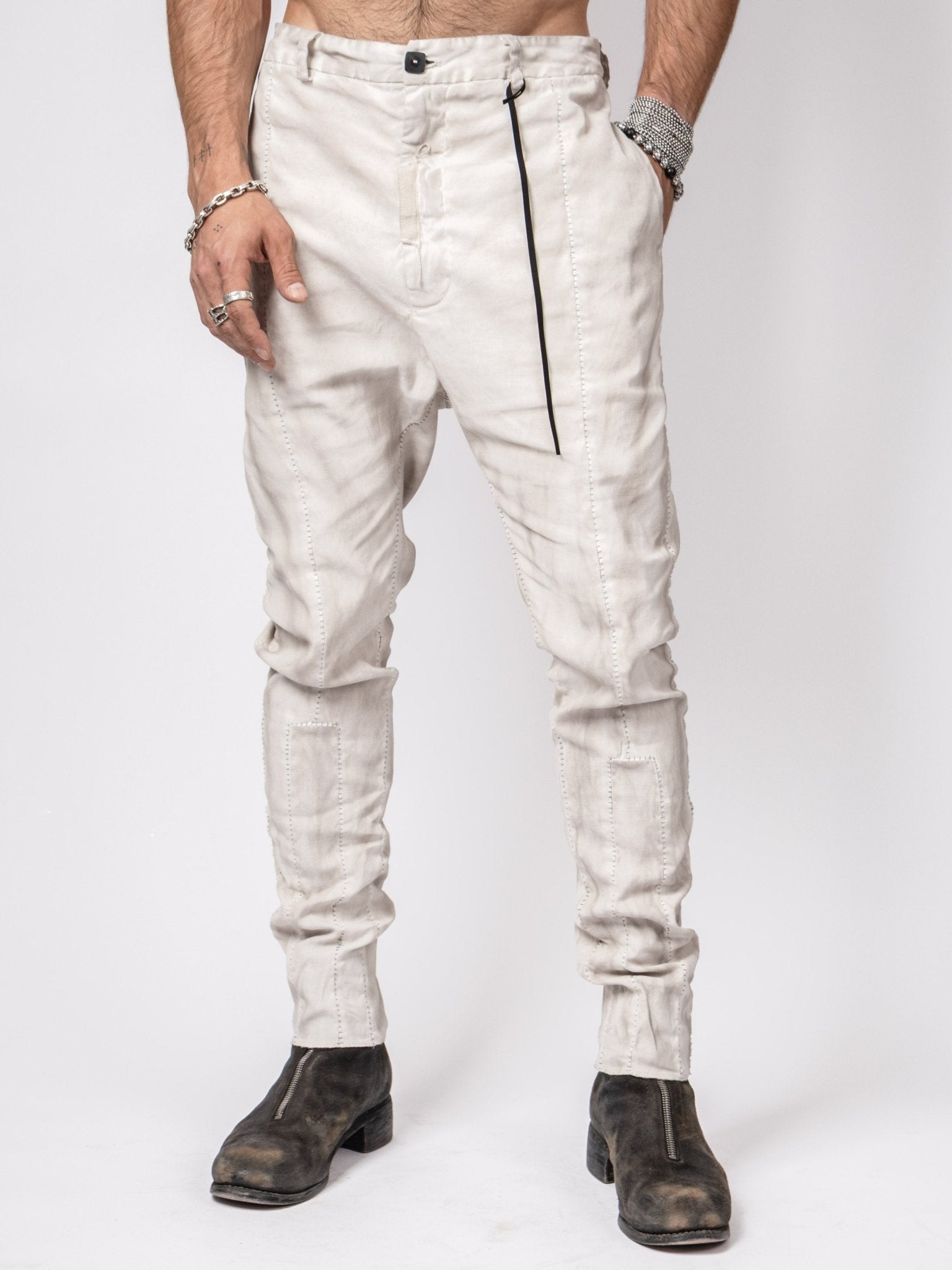 Washed Cotton Trousers - by MD75