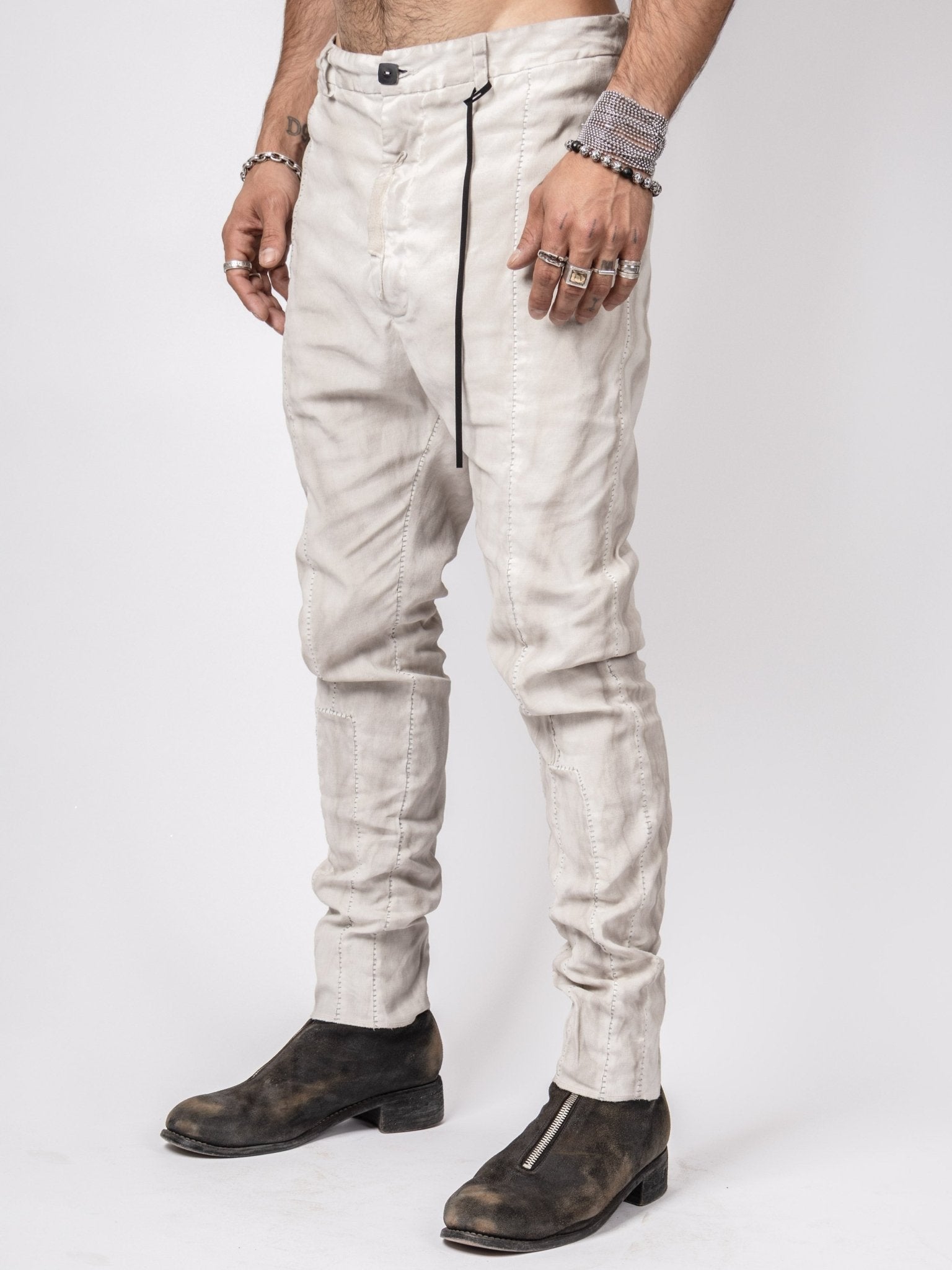 Washed Cotton Trousers - by MD75