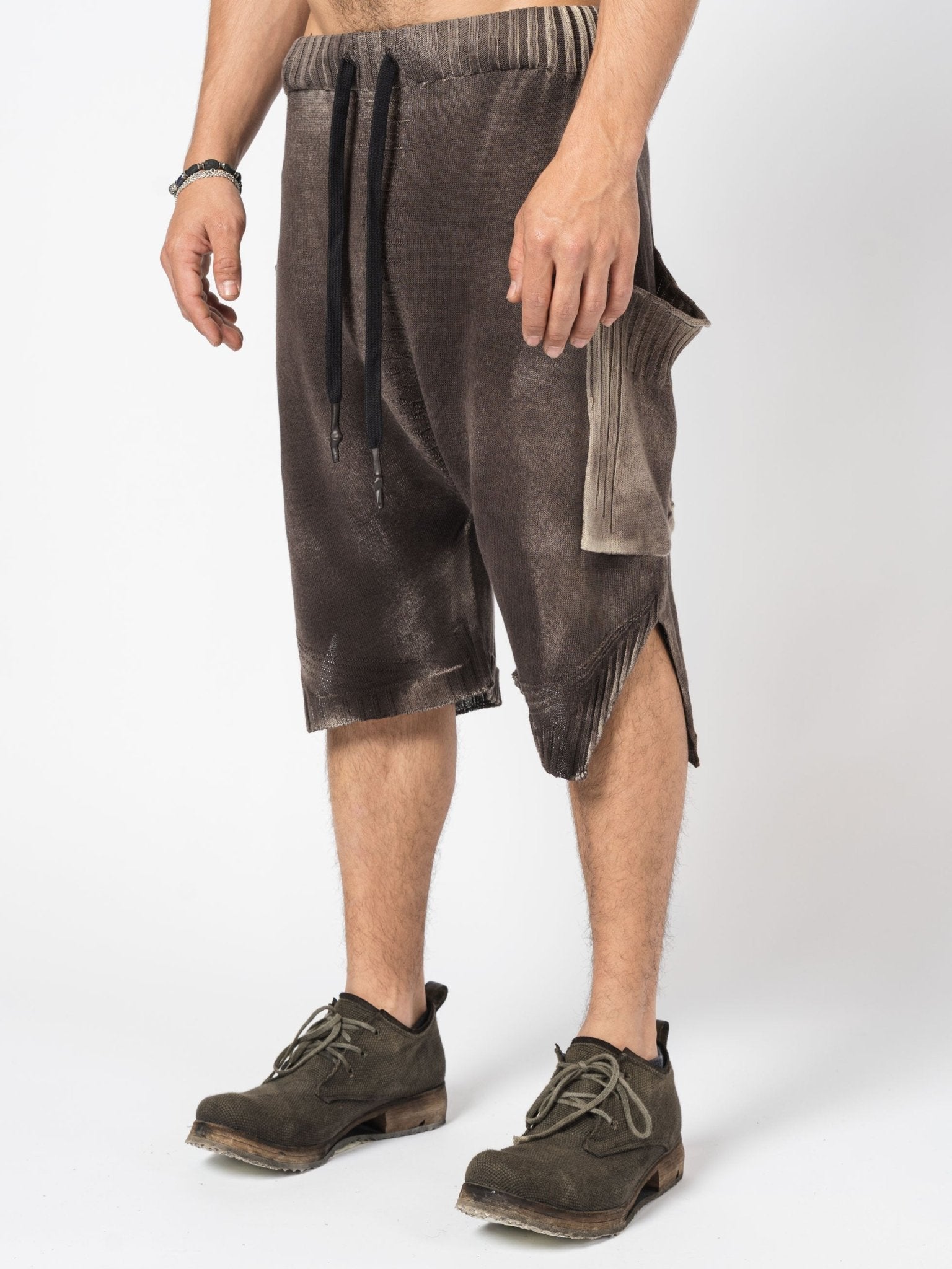 Washed Drop - Crotch Shorts - by MD75