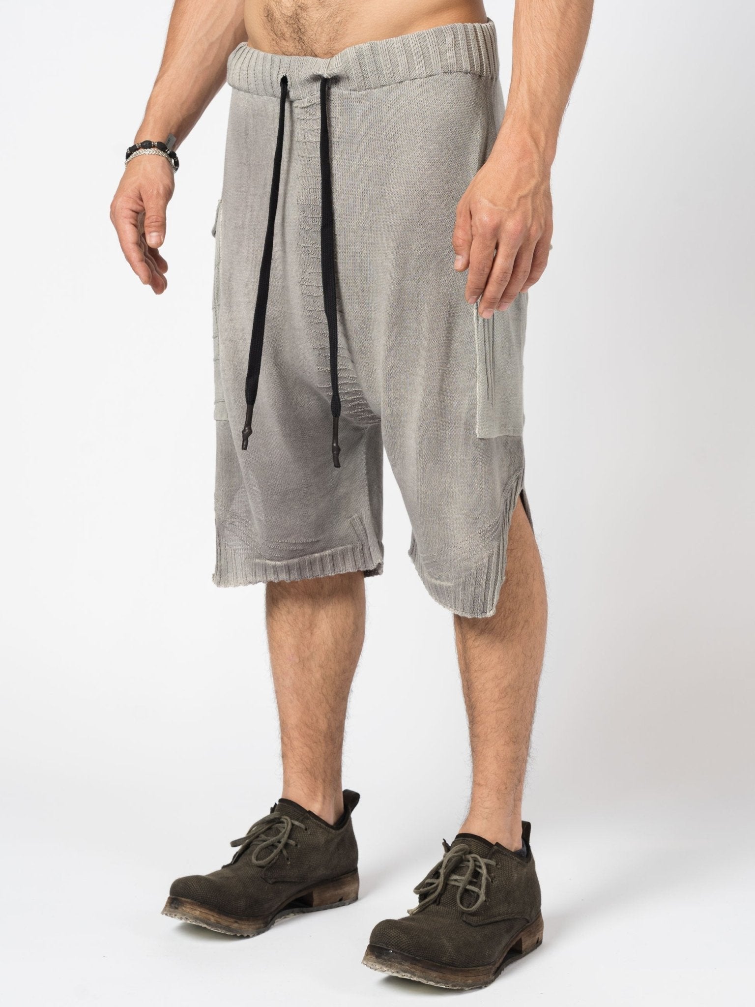 Washed Drop - Crotch Shorts - by MD75