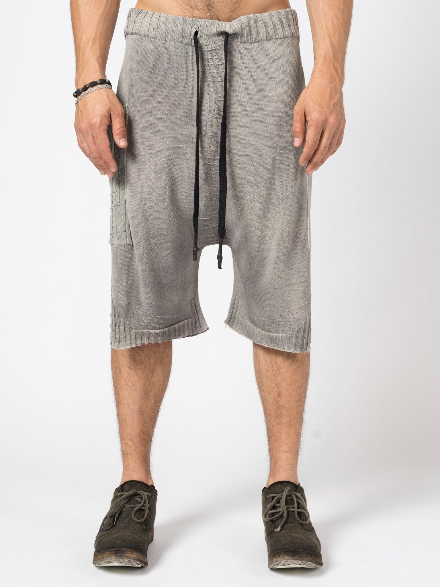 Washed Drop - Crotch Shorts - by MD75