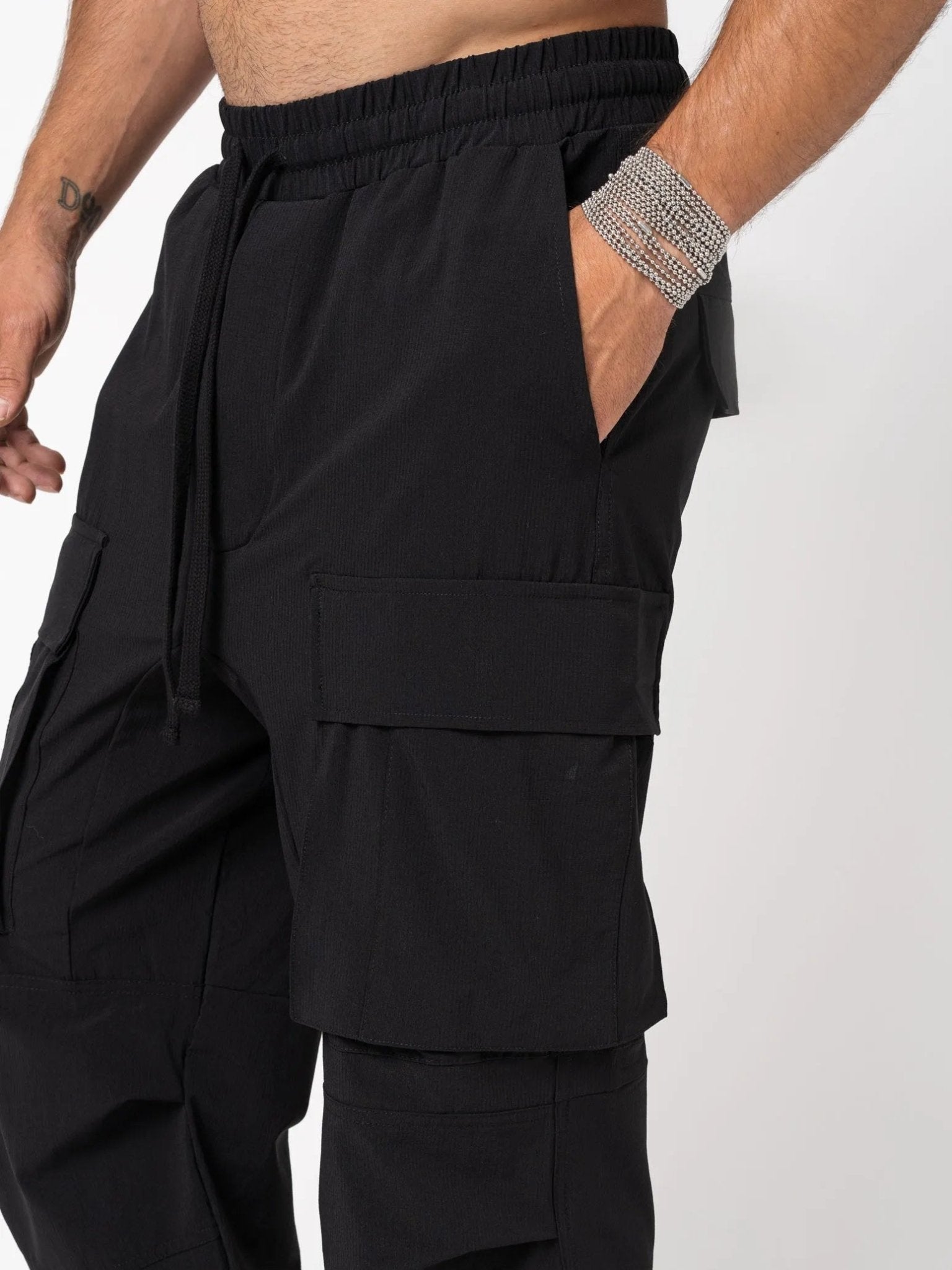 Wide fit cargo trousers - by THOM KROM