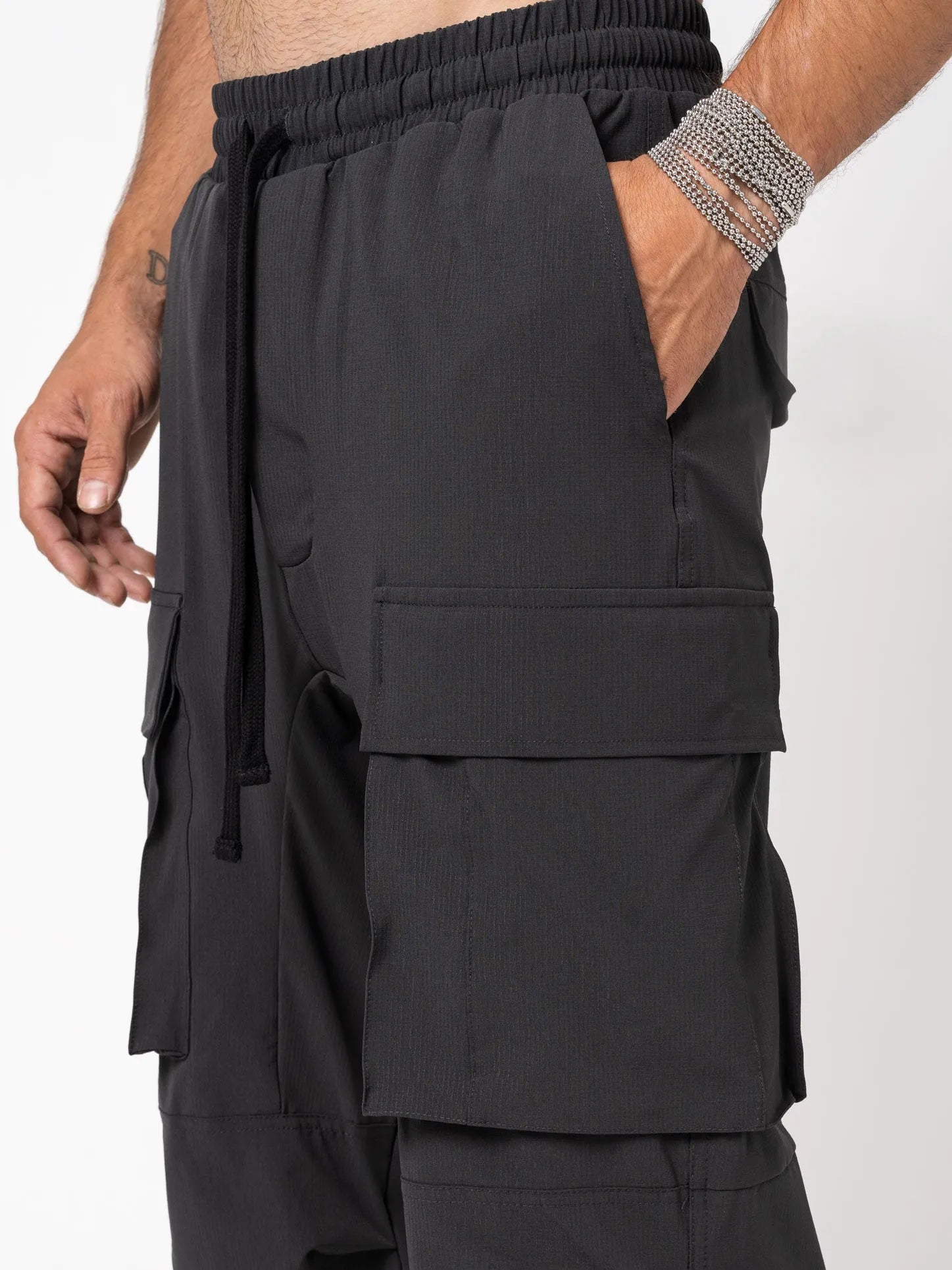Wide fit cargo trousers - by THOM KROM