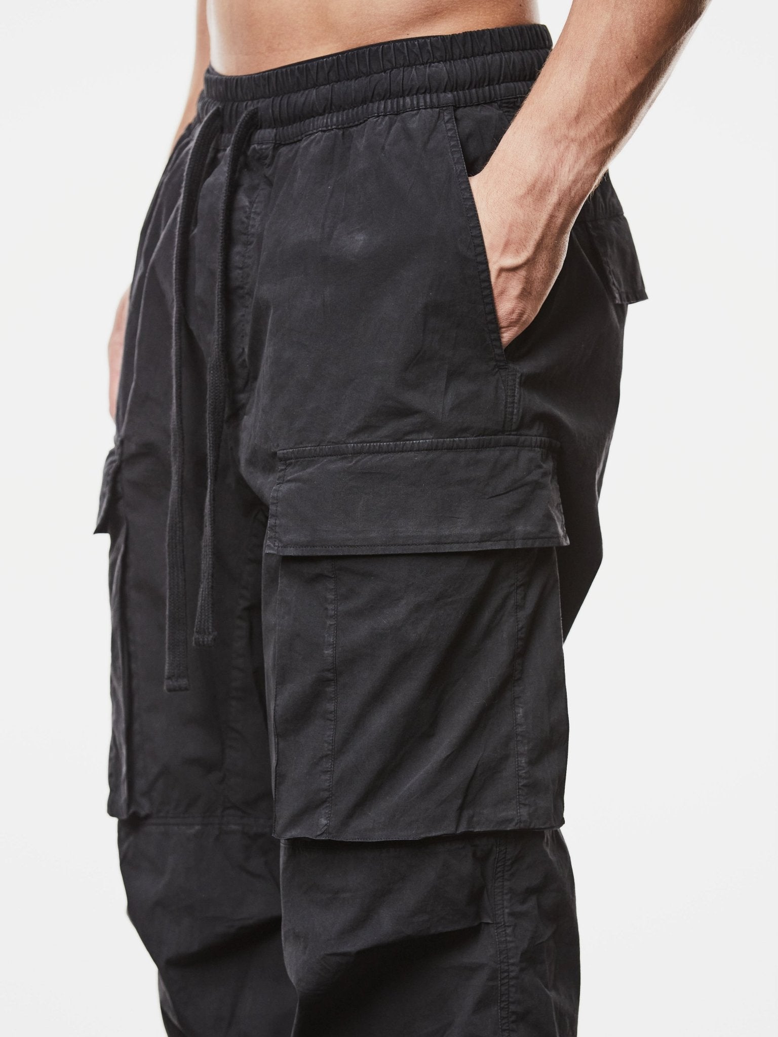 Wide Fit Cargo Trousers - by THOM KROM