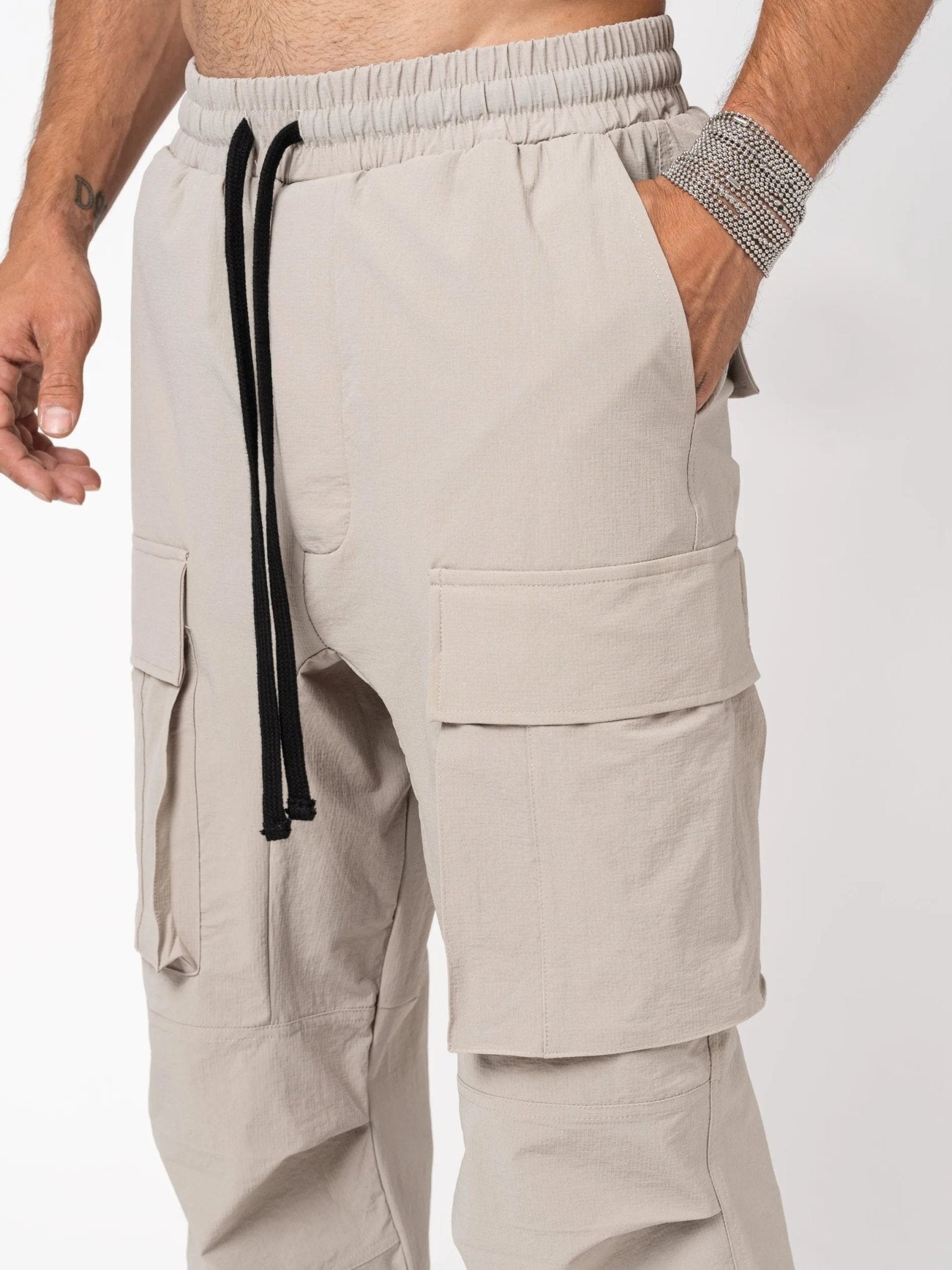 Wide fit cargo trousers - by THOM KROM
