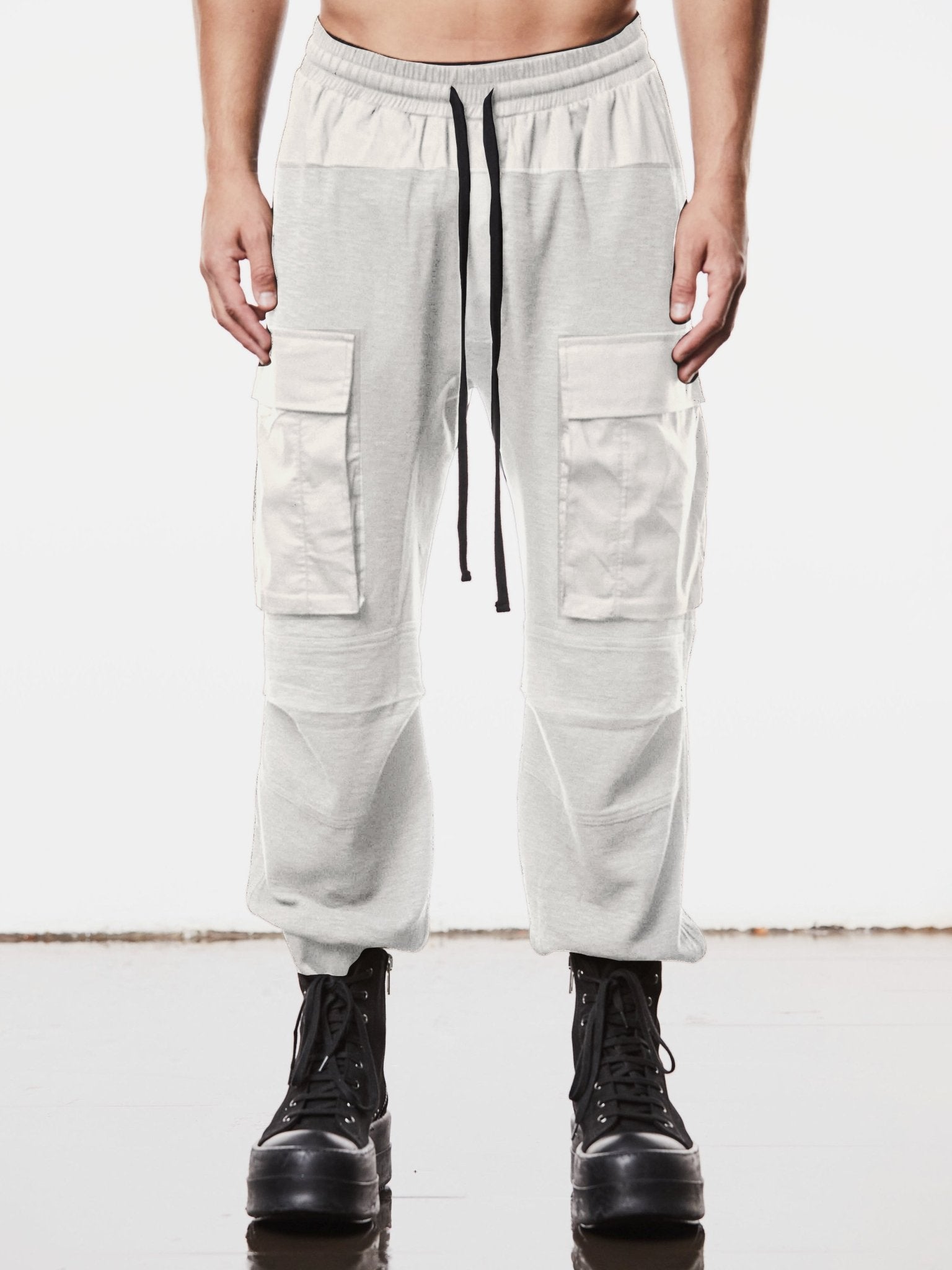 Wide Fit Matmix Trousers - by THOM KROM