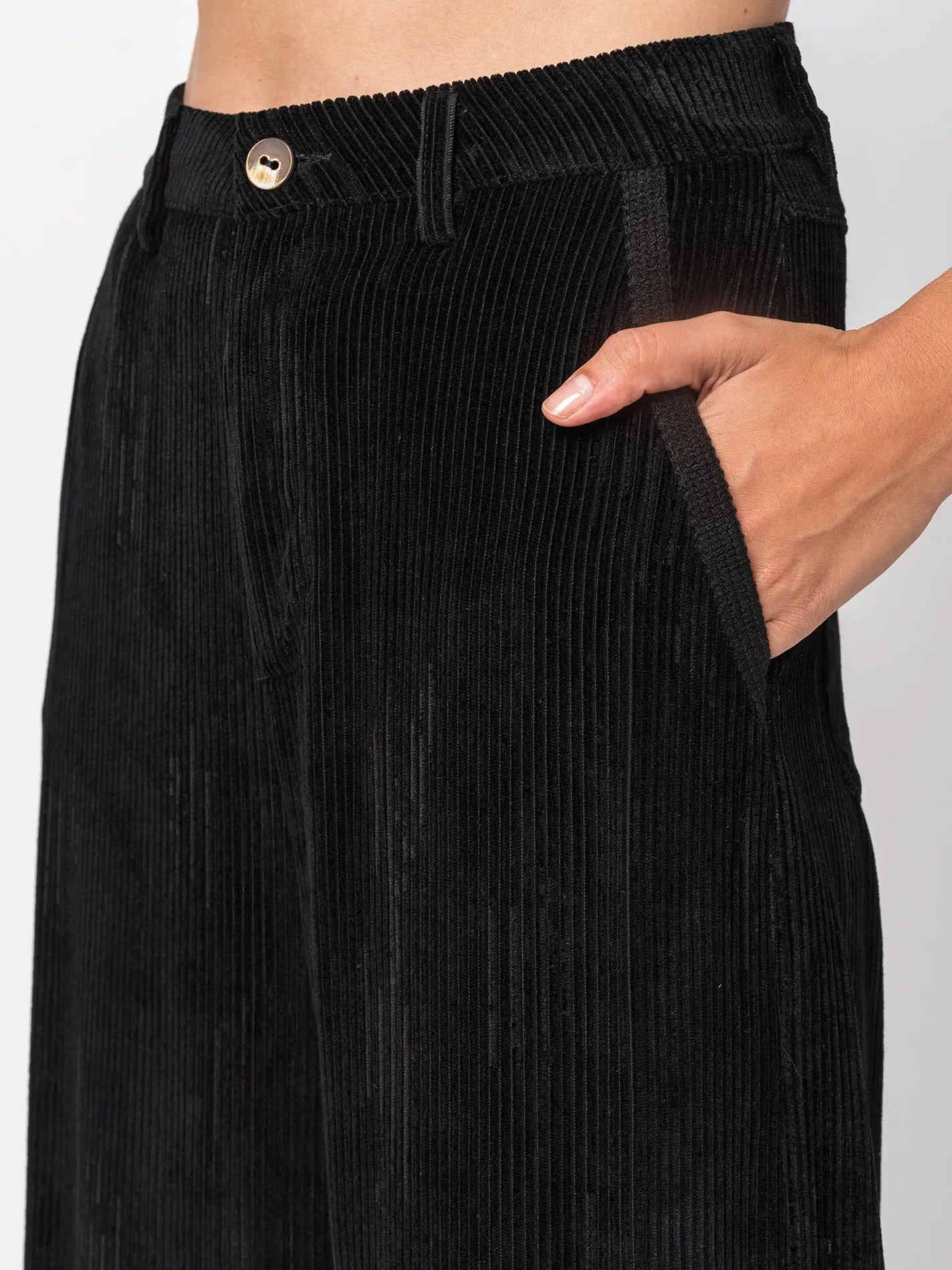 Wide - Leg Corduroy Pants - by NOSTRA SANTISSIMA