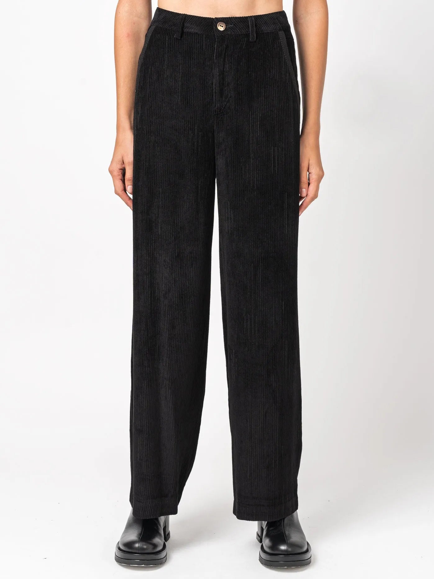 Wide - Leg Corduroy Pants - by NOSTRA SANTISSIMA
