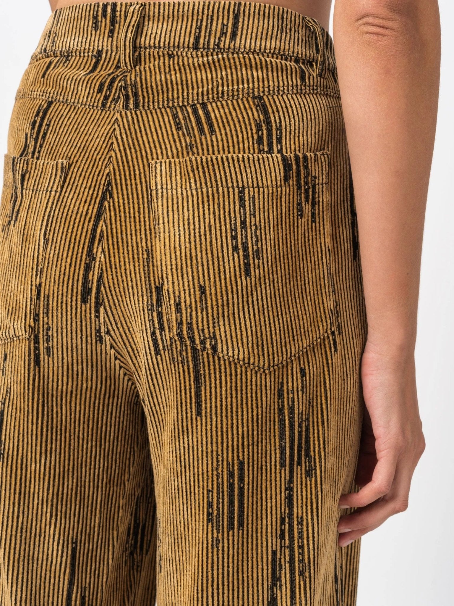Wide - Leg Corduroy Pants - by NOSTRA SANTISSIMA