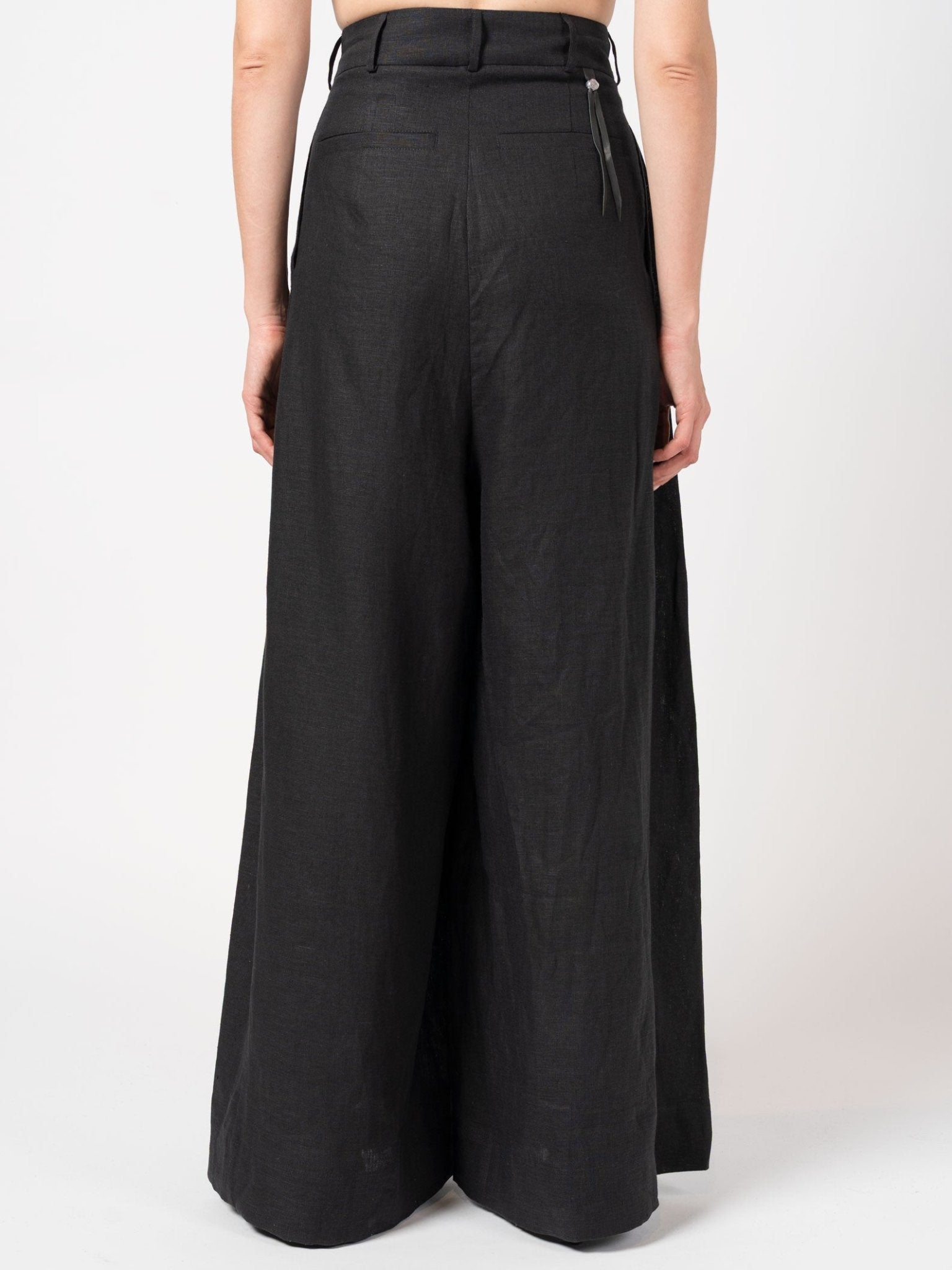 Wide - Leg Linen Pants - by 139DEC