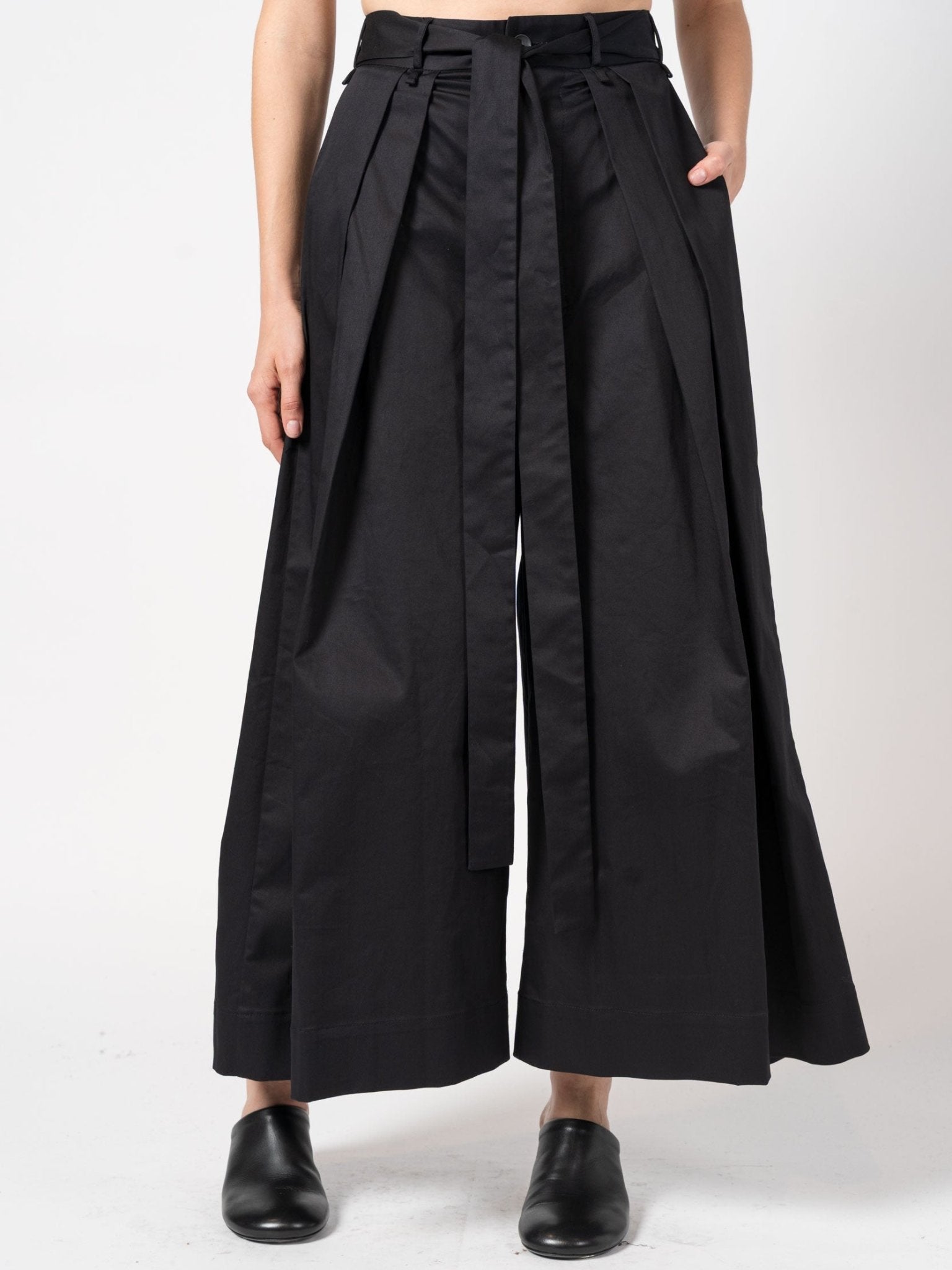 Wide - Leg Pleated Trousers - by 139DEC