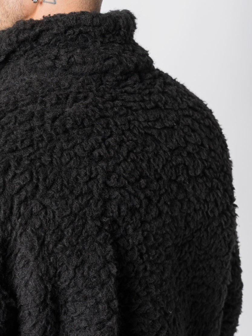 Wool Blend Textured Coat - by NOSTRA SANTISSIMA