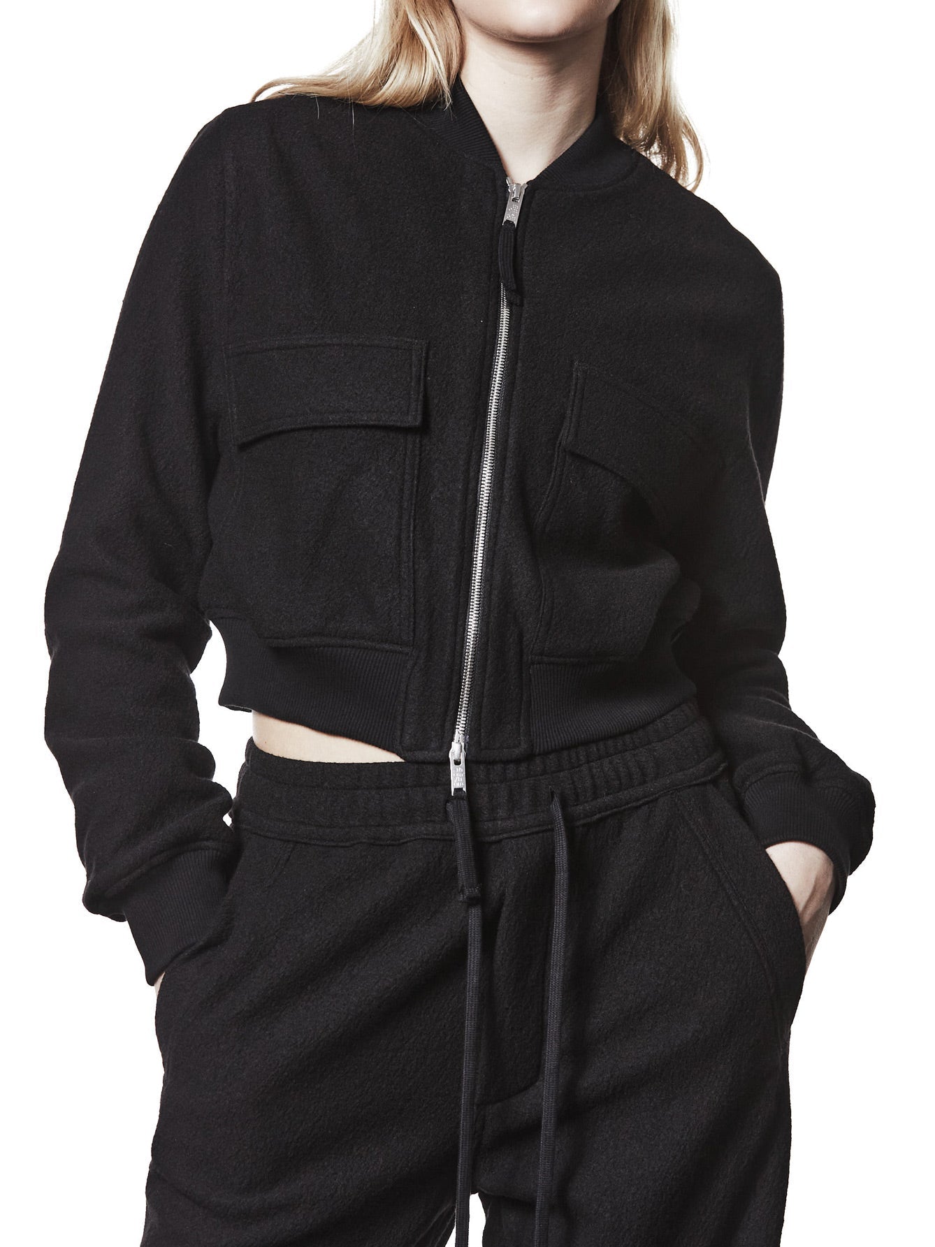 Wool Bomber Jacket - by THOM KROM