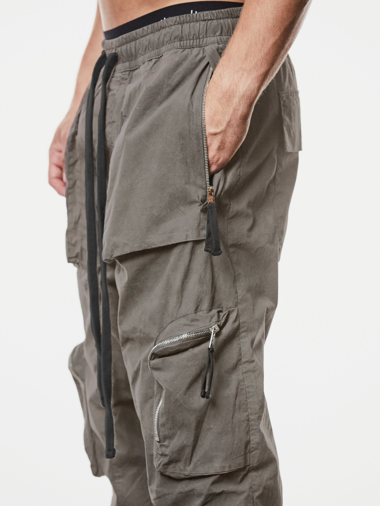 Woven Cargo Trousers - by THOM KROM