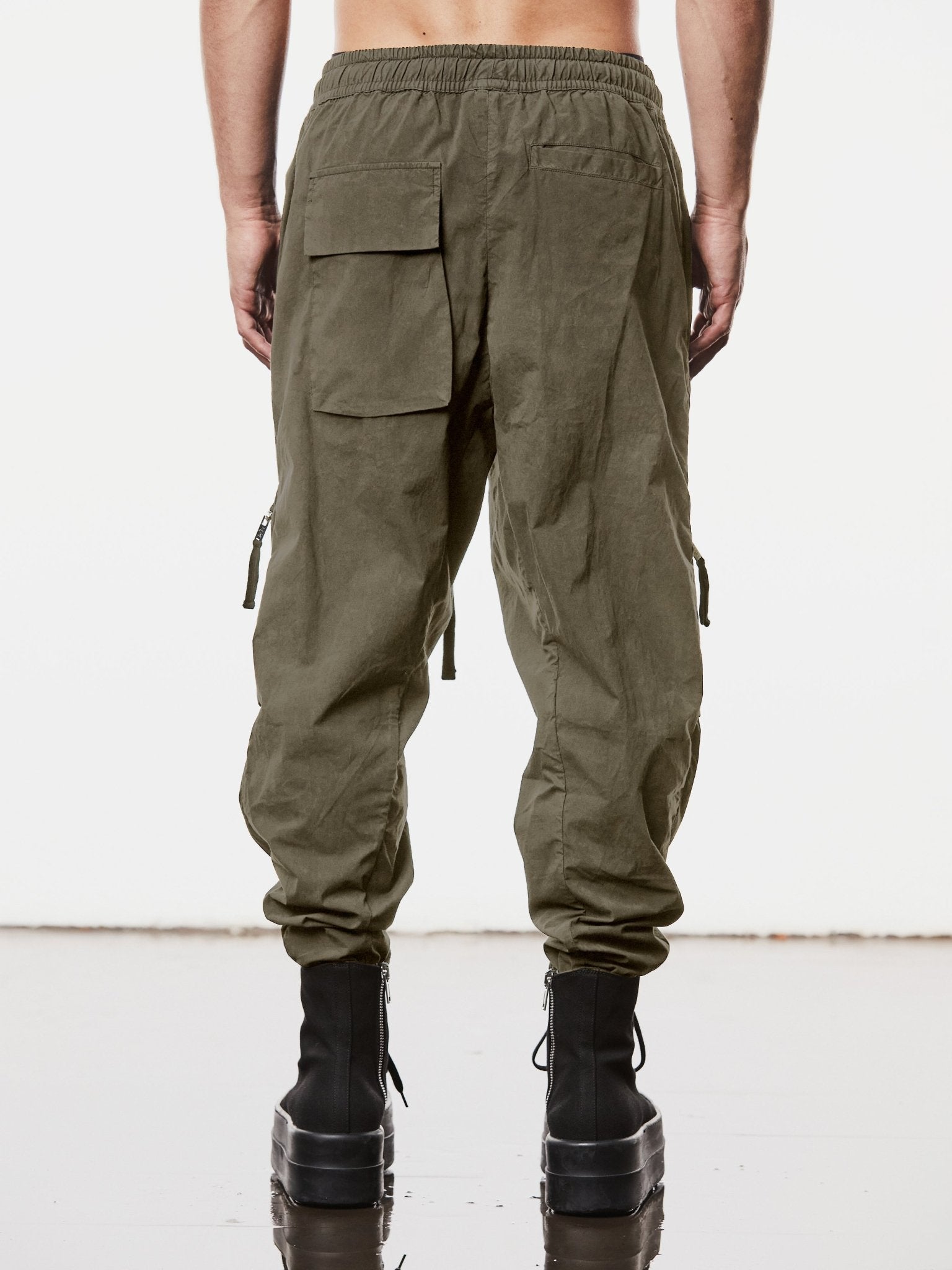 Woven Cargo Trousers - by THOM KROM