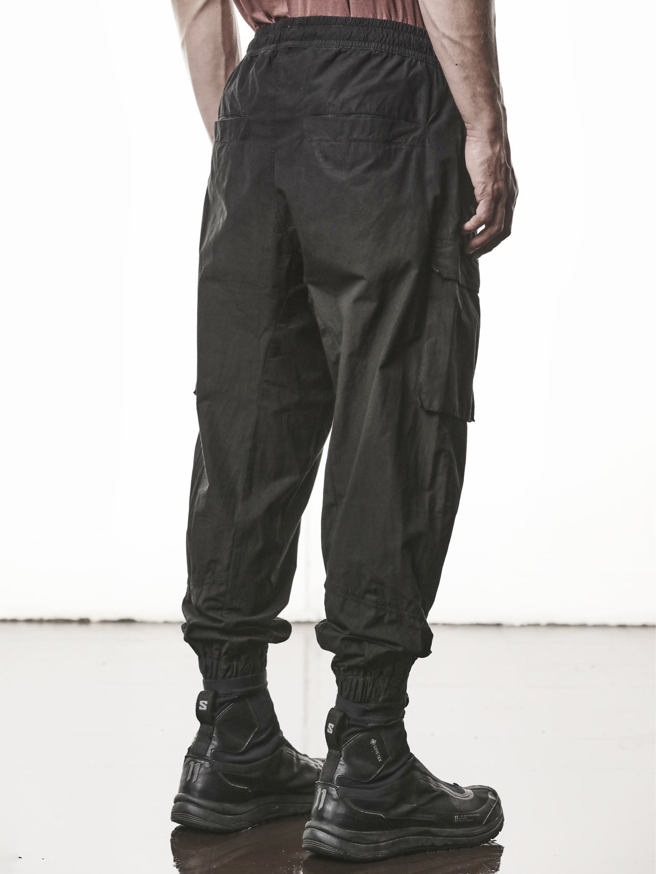 Woven Cotton Cargo Trousers - by THOM KROM