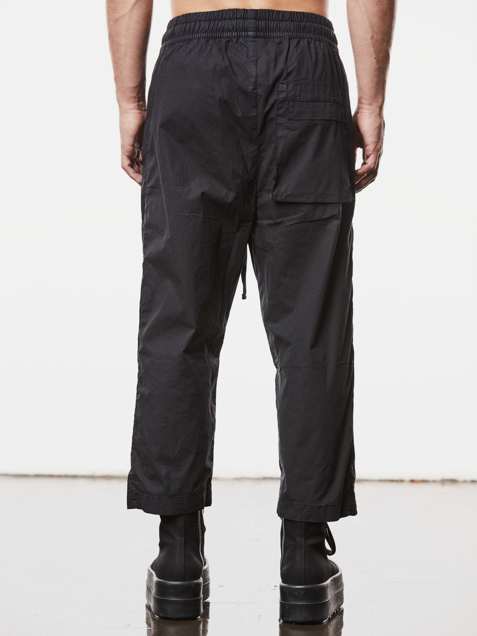 Woven Cropped Leg Trousers - by THOM KROM