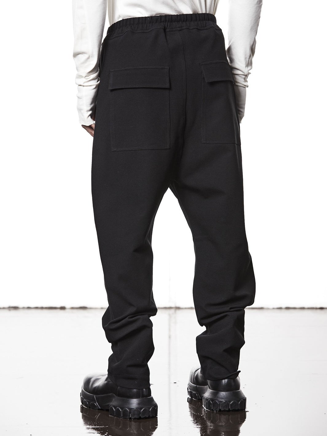 Woven Low Crotch Trousers - by THOM KROM