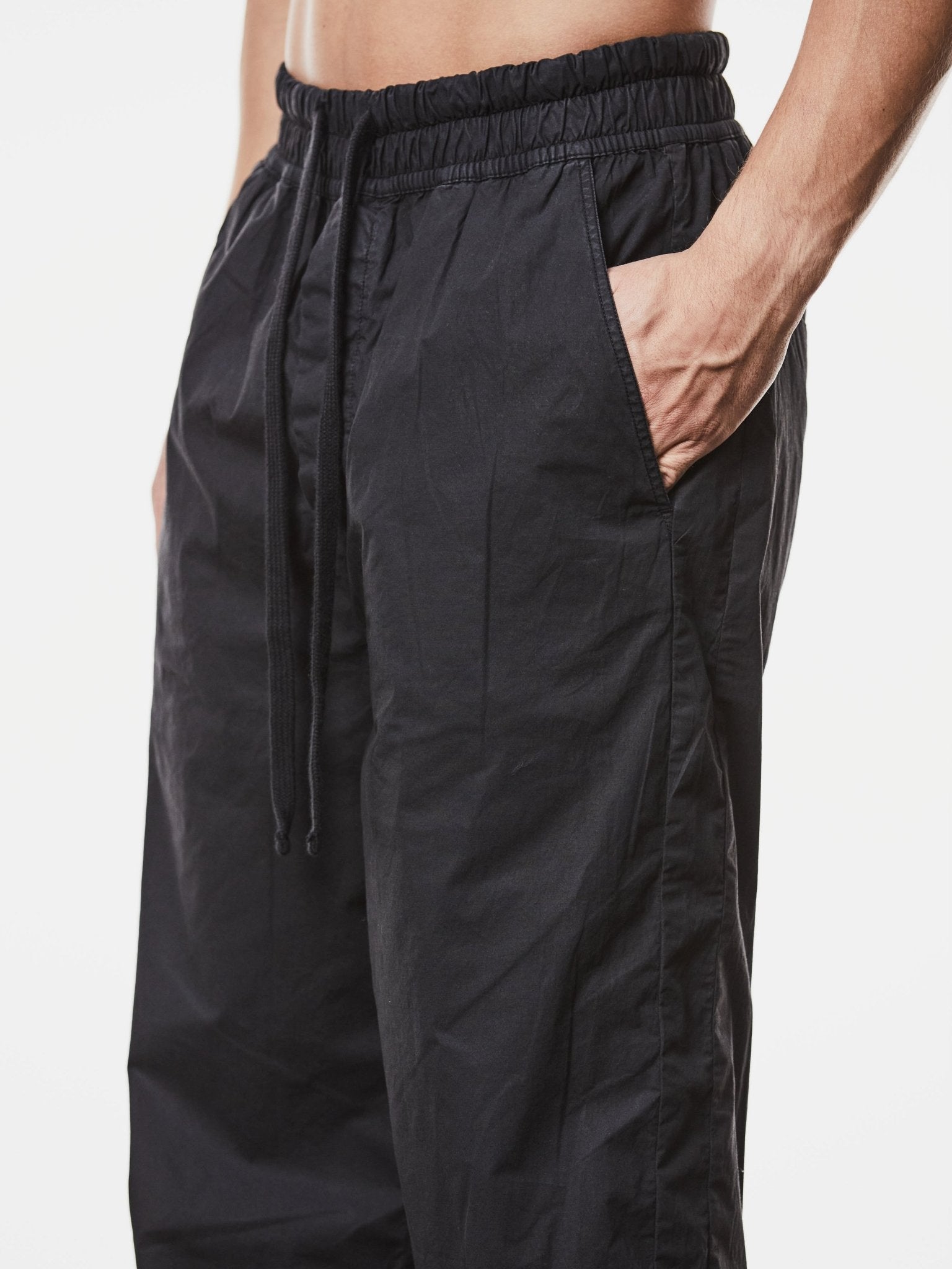 Woven Wide Leg Trousers - by THOM KROM