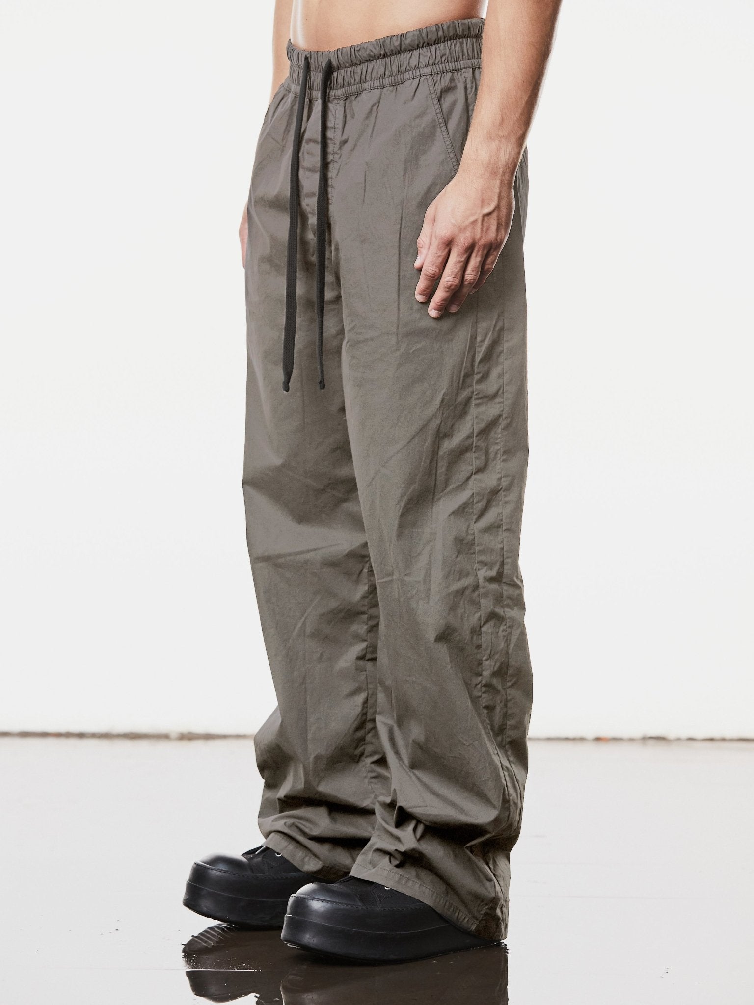 Woven Wide Leg Trousers - by THOM KROM