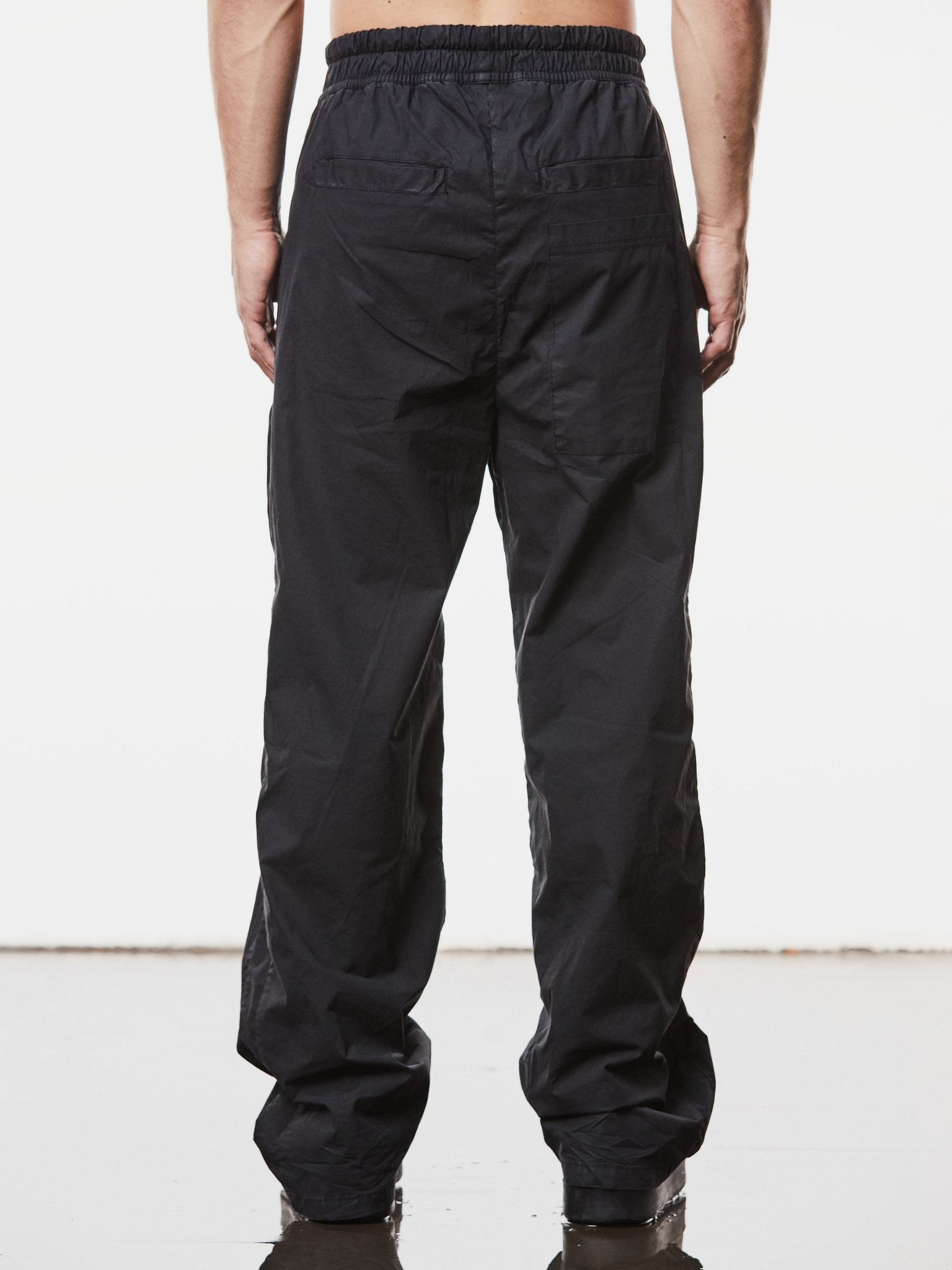 Woven Wide Leg Trousers - by THOM KROM