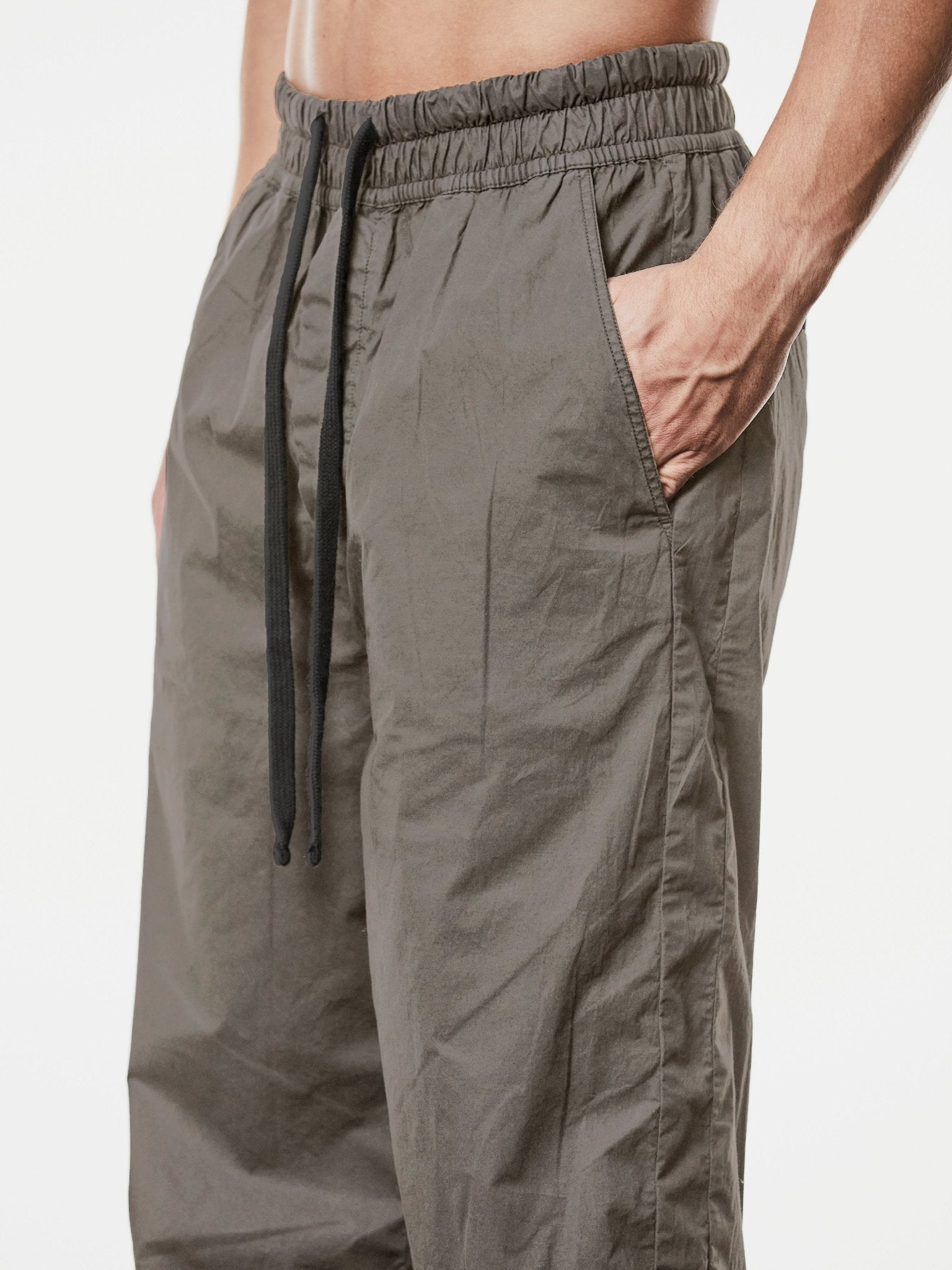Woven Wide Leg Trousers - by THOM KROM