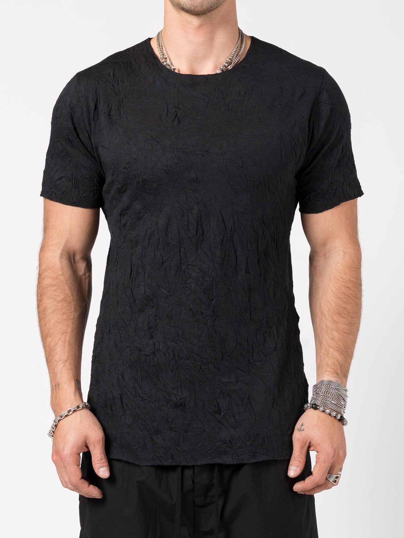 Wrinkled - Effect T-Shirt - by GIORGIO BRATO