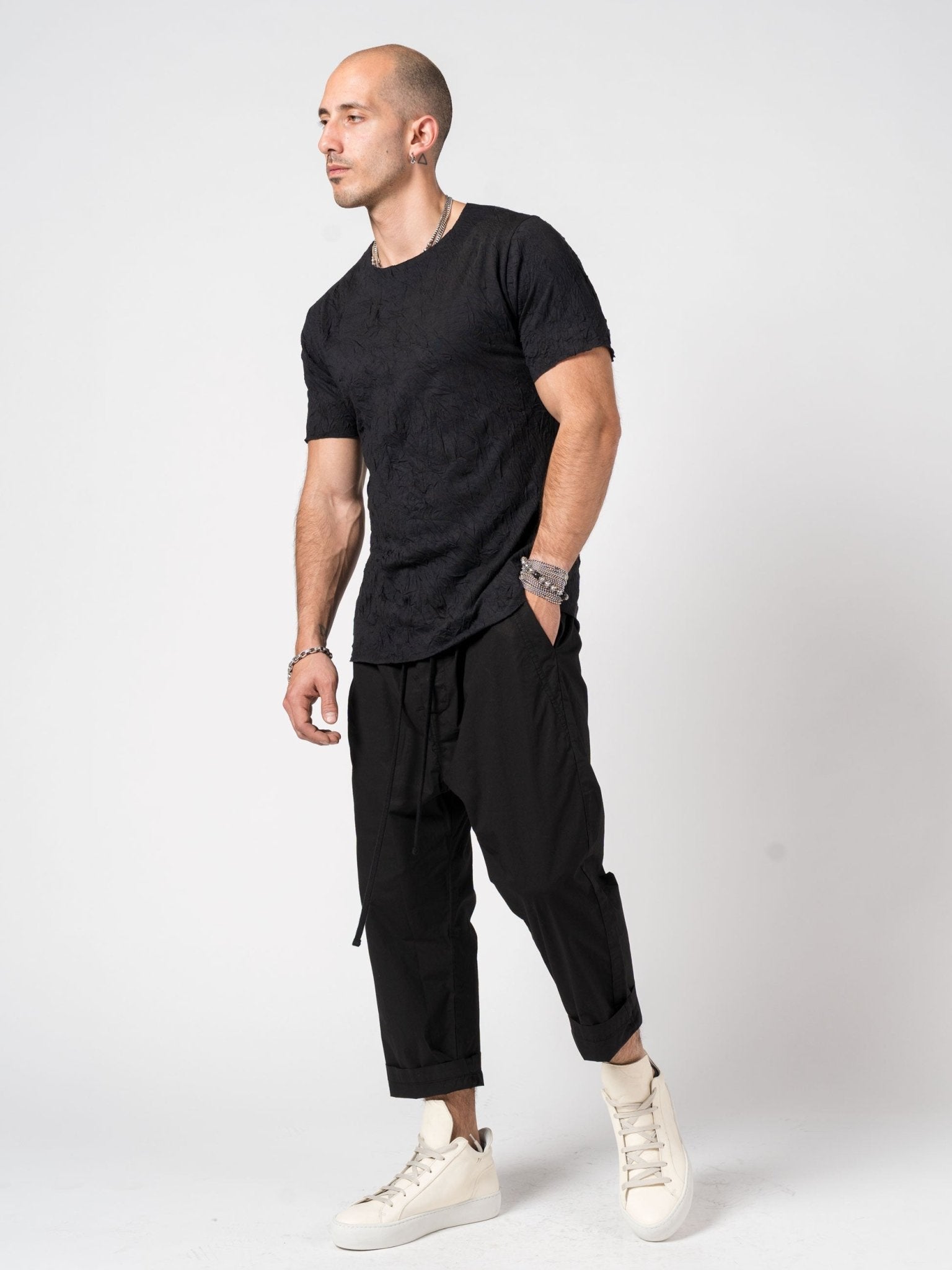 Wrinkled - Effect T-Shirt - by GIORGIO BRATO