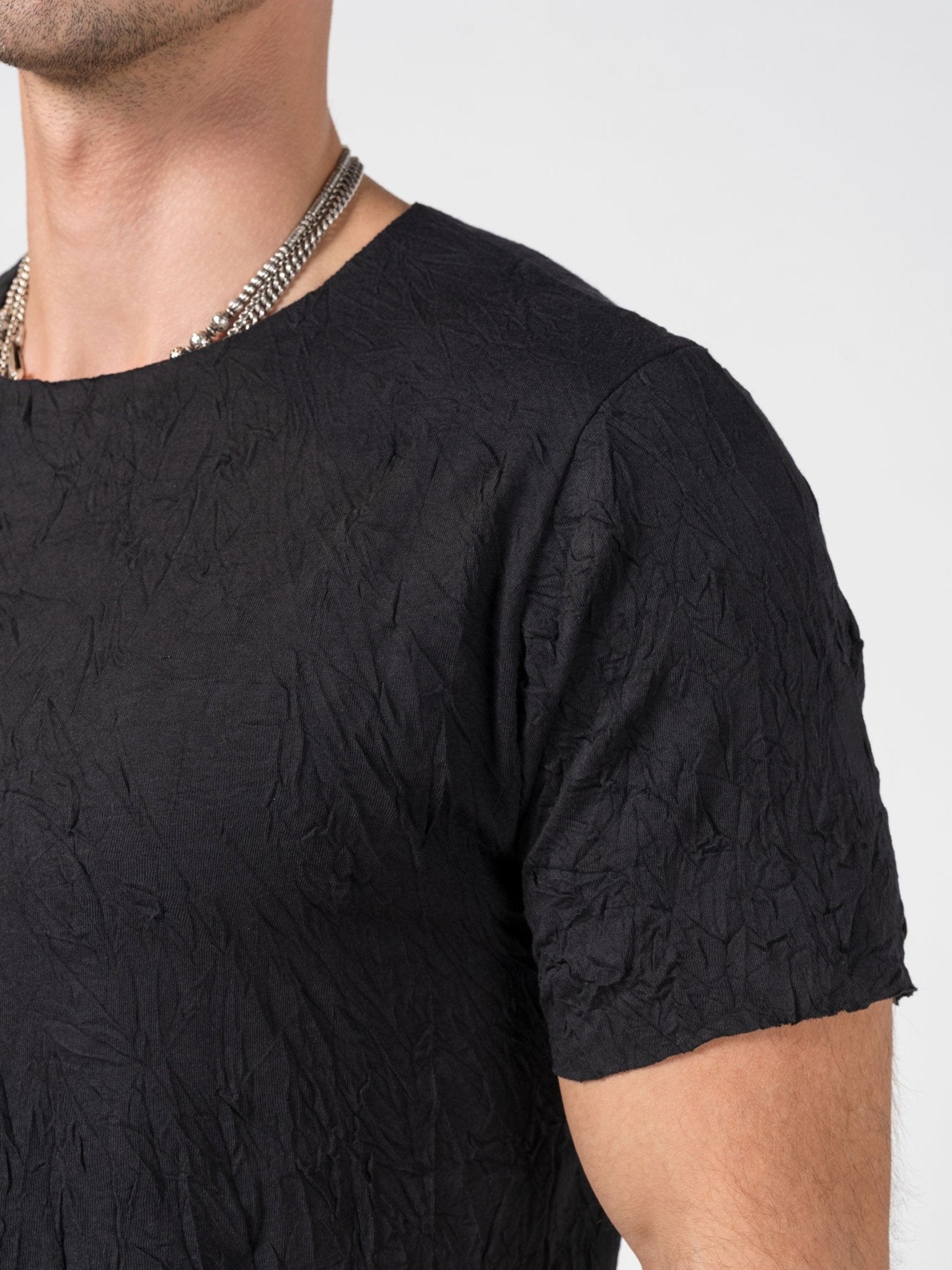 Wrinkled - Effect T-Shirt - by GIORGIO BRATO
