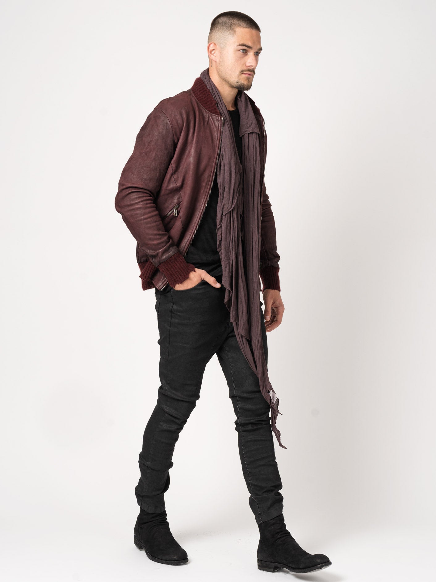 Leather Bomber